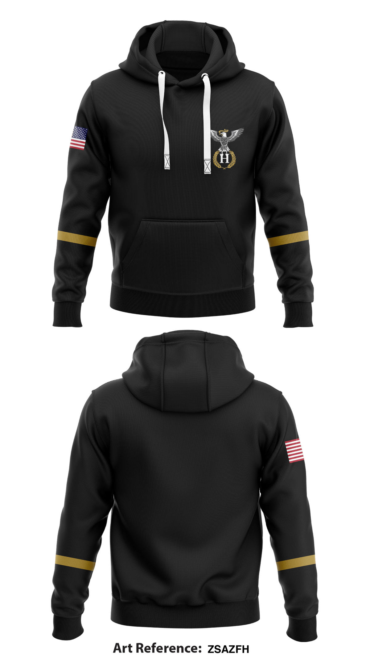 HUMPHREYS NATIONAL SECURITY COMPANY LLC Store 1 Core Men's Hooded Performance Sweatshirt - ZsAzfH