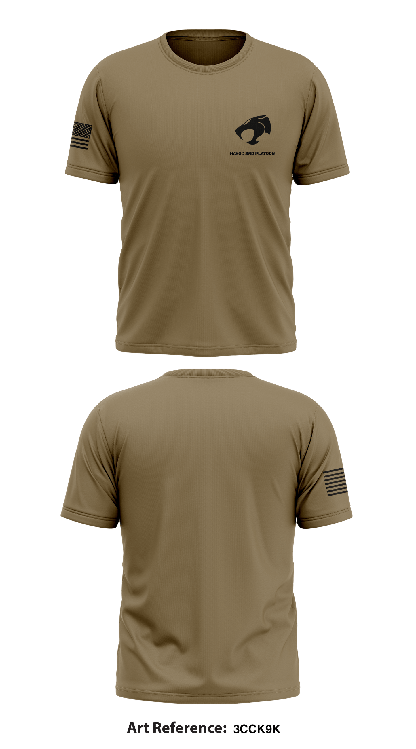 Havoc 2nd Platoon Store 1 Core Men's SS Performance Tee - 3CCK9k
