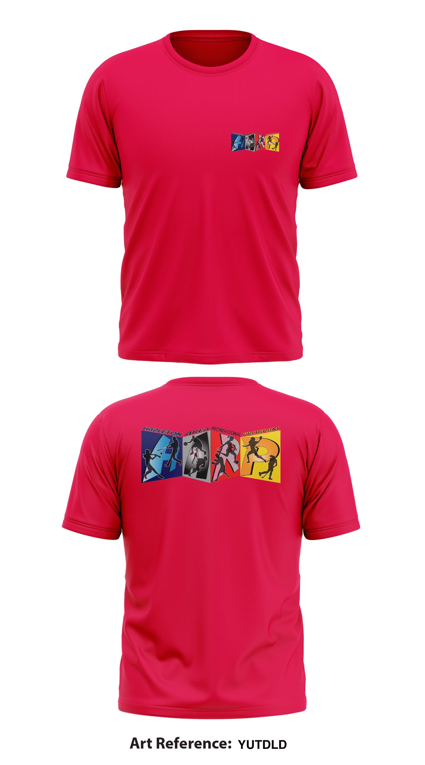 Hazleton Area Recreation Program Core Men's SS Performance Tee - yUtDLD