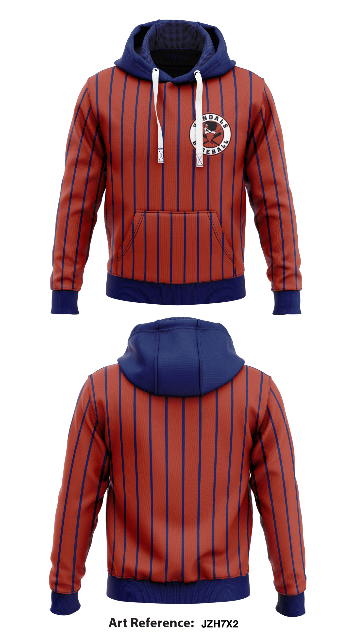 Herriman Vandals Core Men's Hooded Performance Sweatshirt - jZh7x2