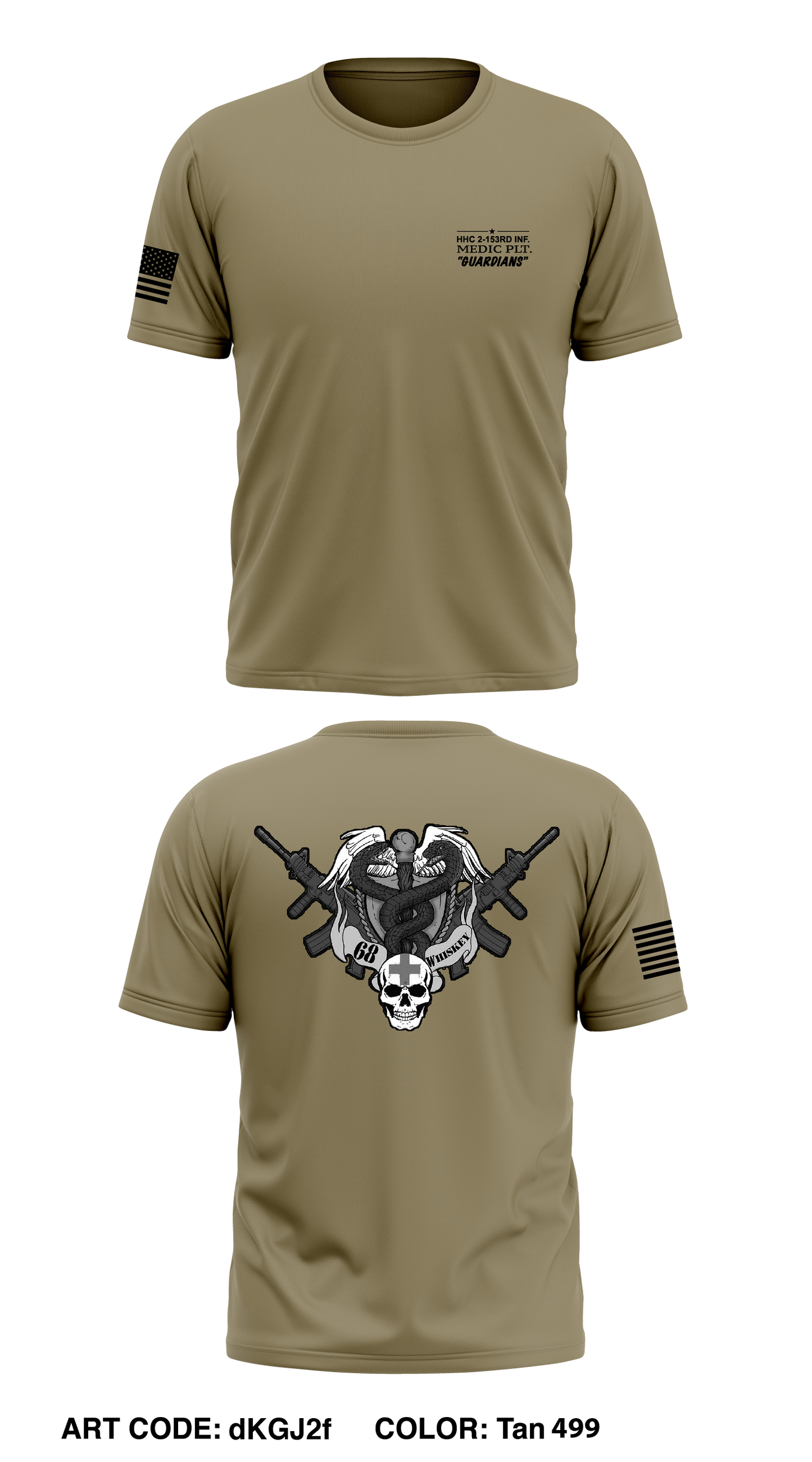 HHC 2-153rd INF. Store 1 Core Men's SS Performance Tee - z6U6fx