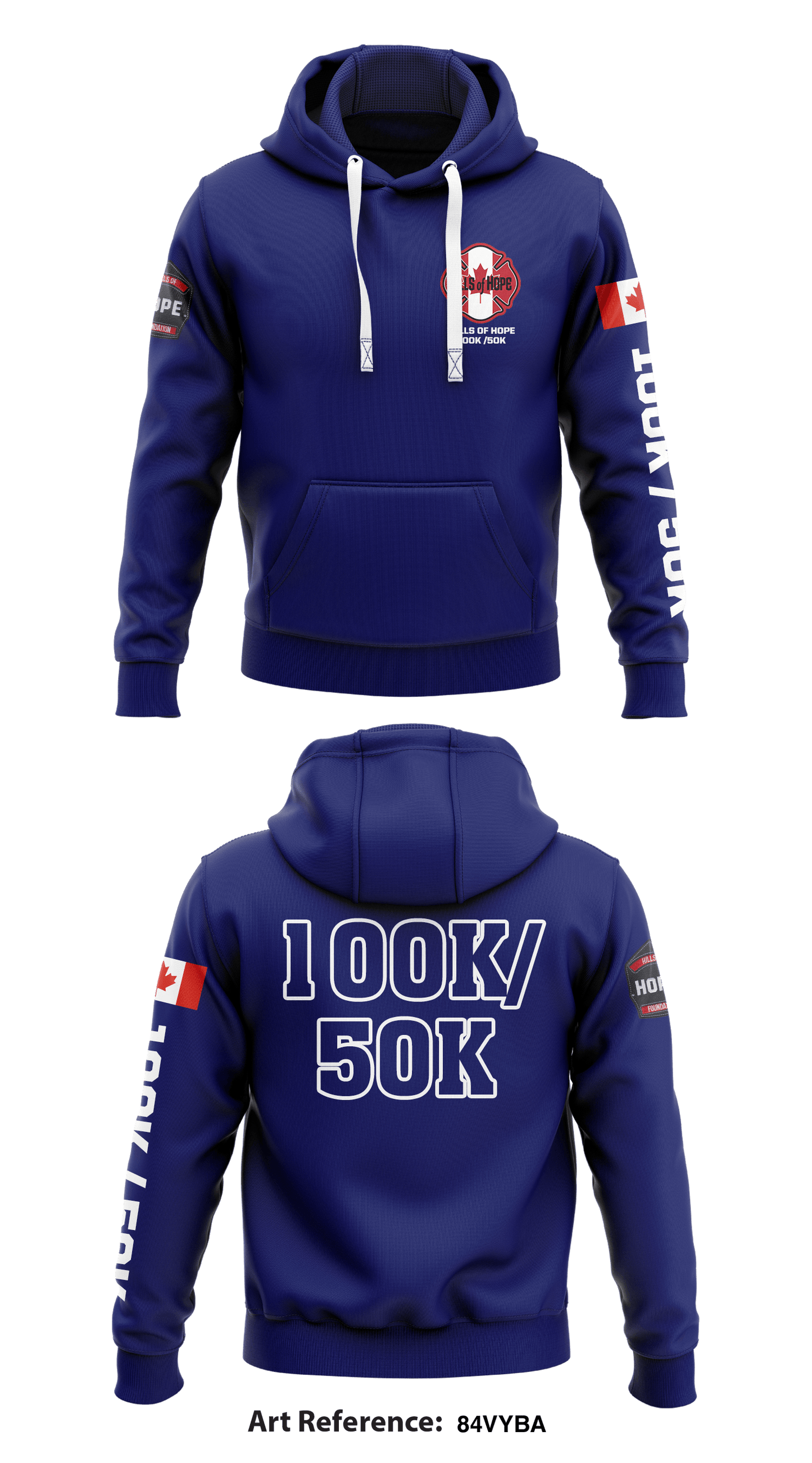 Hills of Hope 1K /5k Store 1 Core Men's Hooded Performance Sweatshirt - 84vyBa