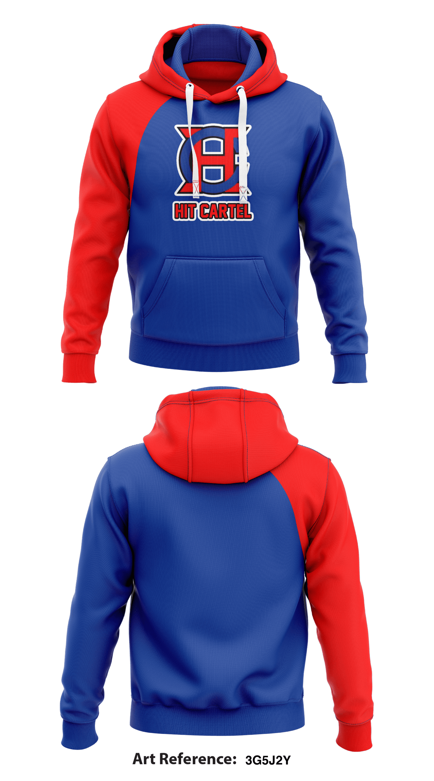 Hit Cartel Store 1 Core Men's Hooded Performance Sweatshirt - 3G5j2Y