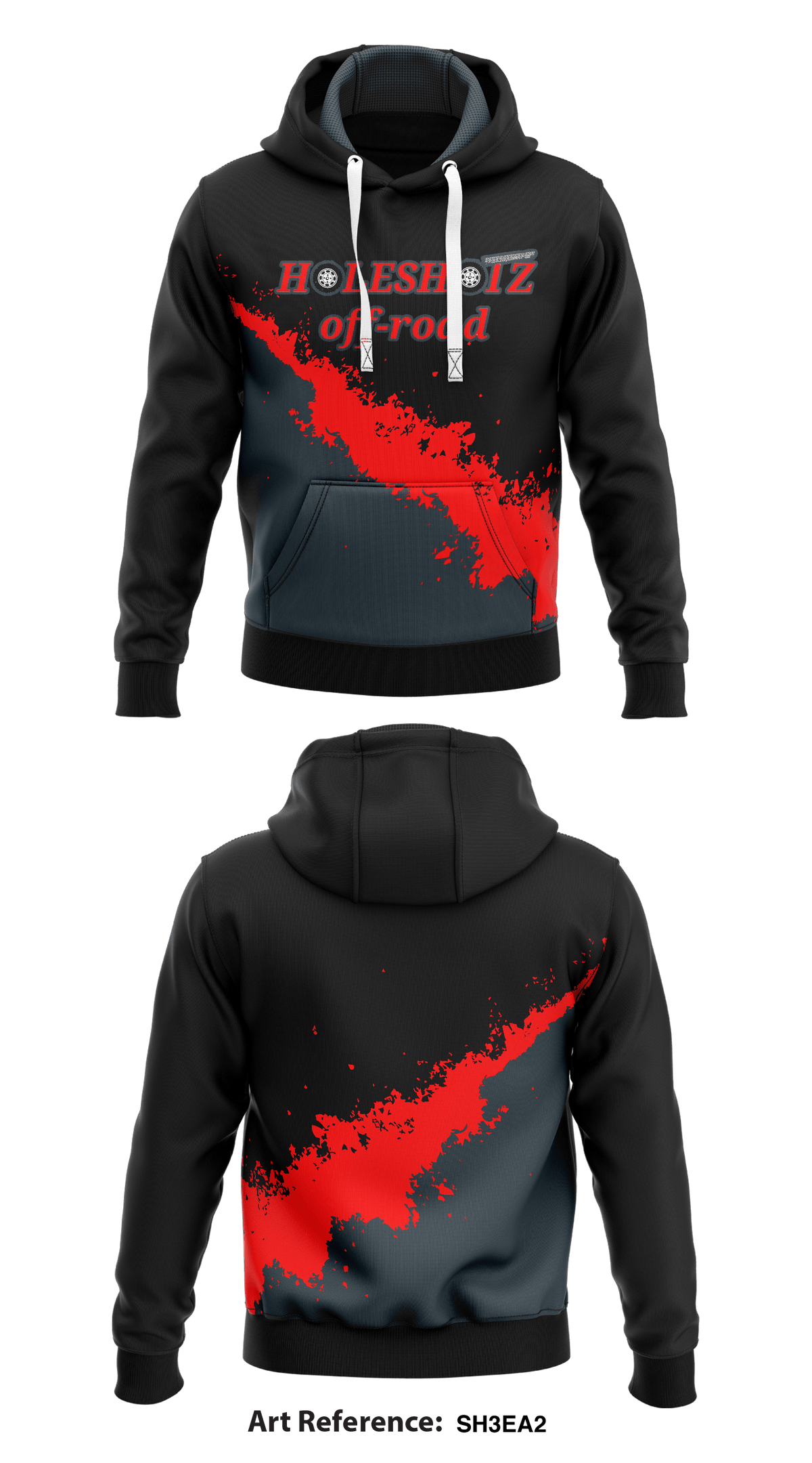 Holeshotz Offroad Core Men's Hooded Performance Sweatshirt - SH3ea2