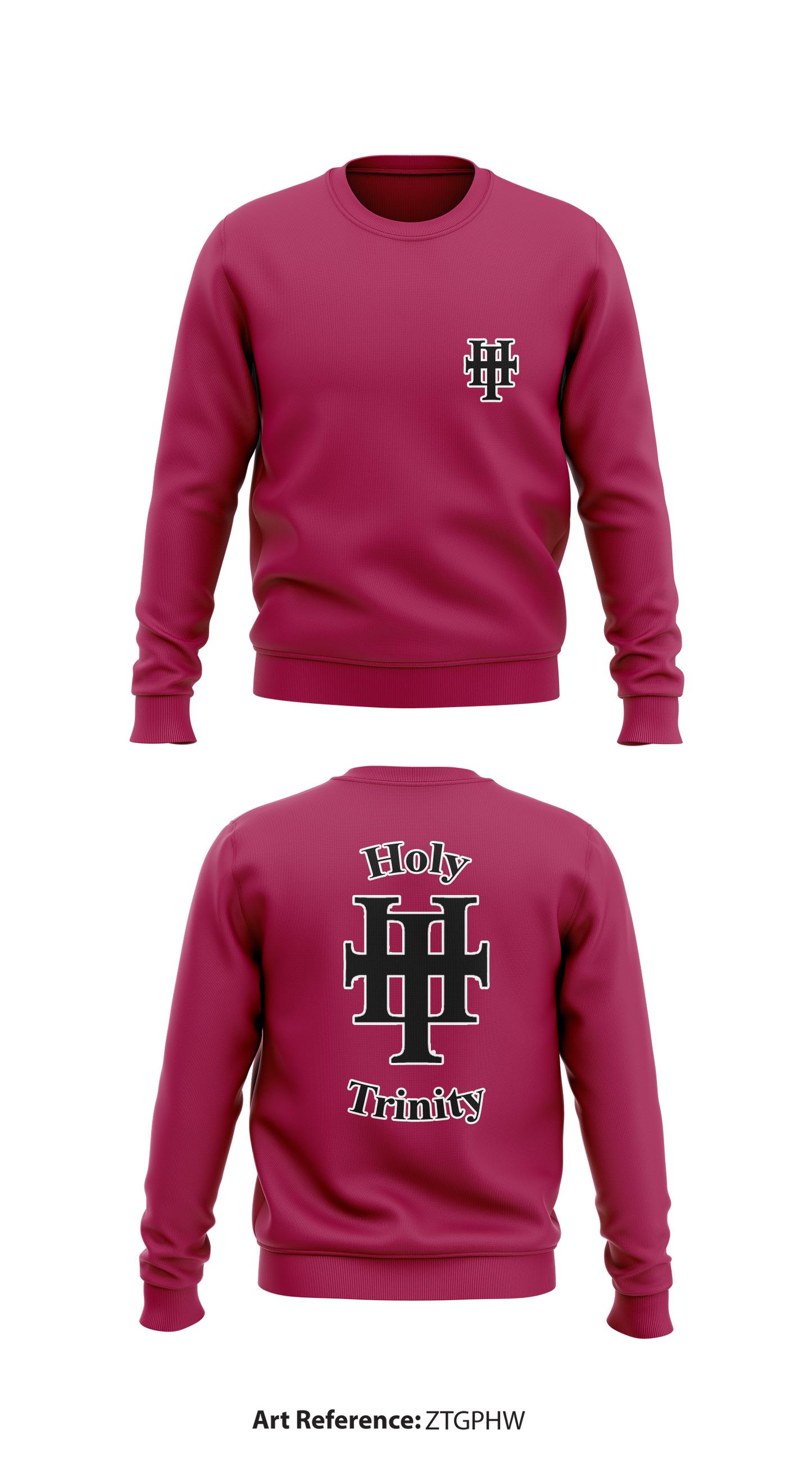 Holy Trinity Store 3 Core Men's Crewneck Performance Sweatshirt - ZtGphw