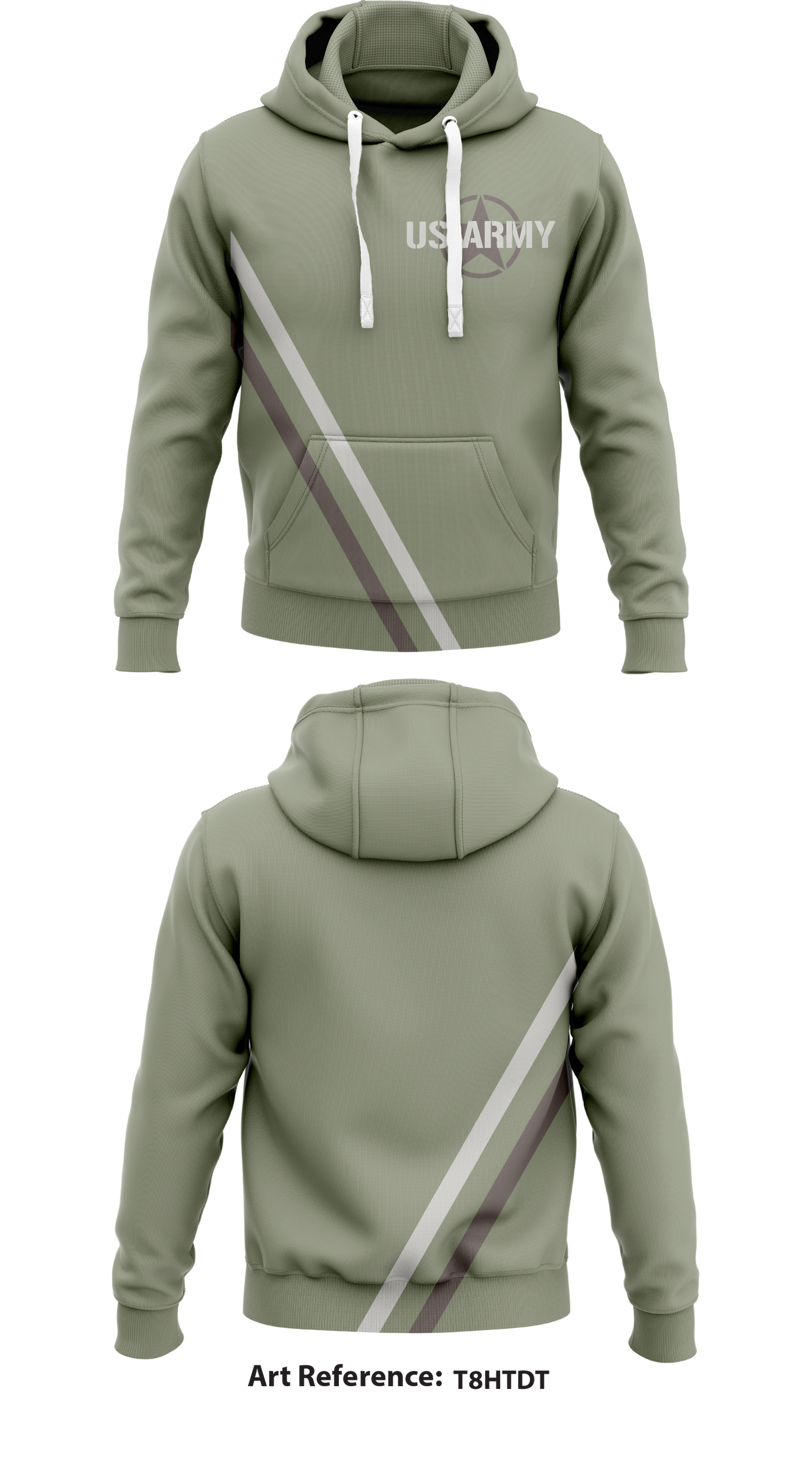 All Army Sports Running Team Store 1 - Core Men's Hooded Performance Sweatshirt - T8HTDt