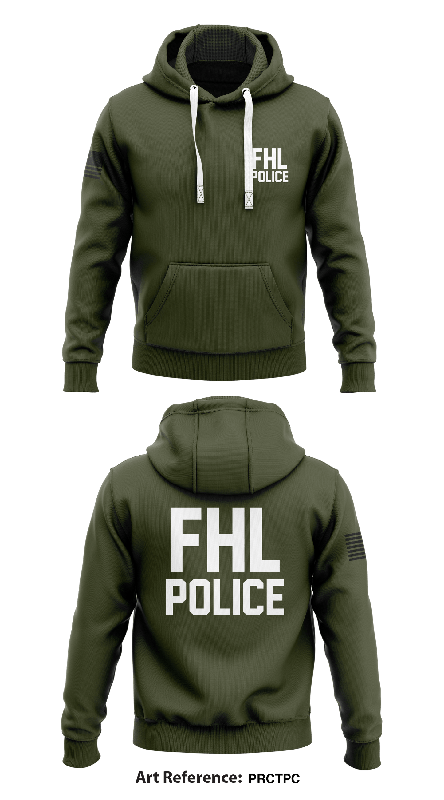 FHL Police Store 1 Core Men's Hooded Performance Sweatshirt - 50800511496