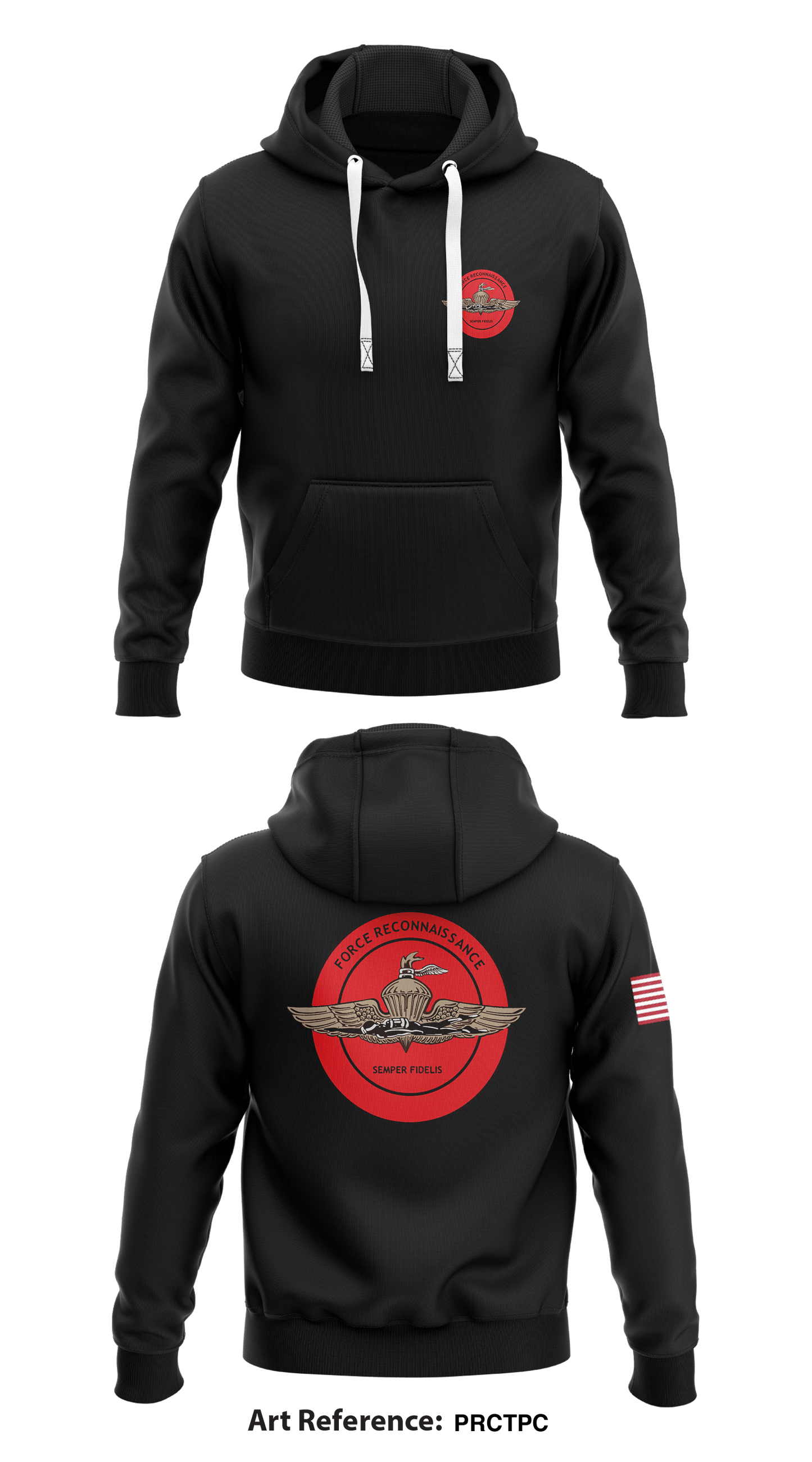 5th Force Recon Store 1 Core Men's Hooded Performance Sweatshirt - 92910769150