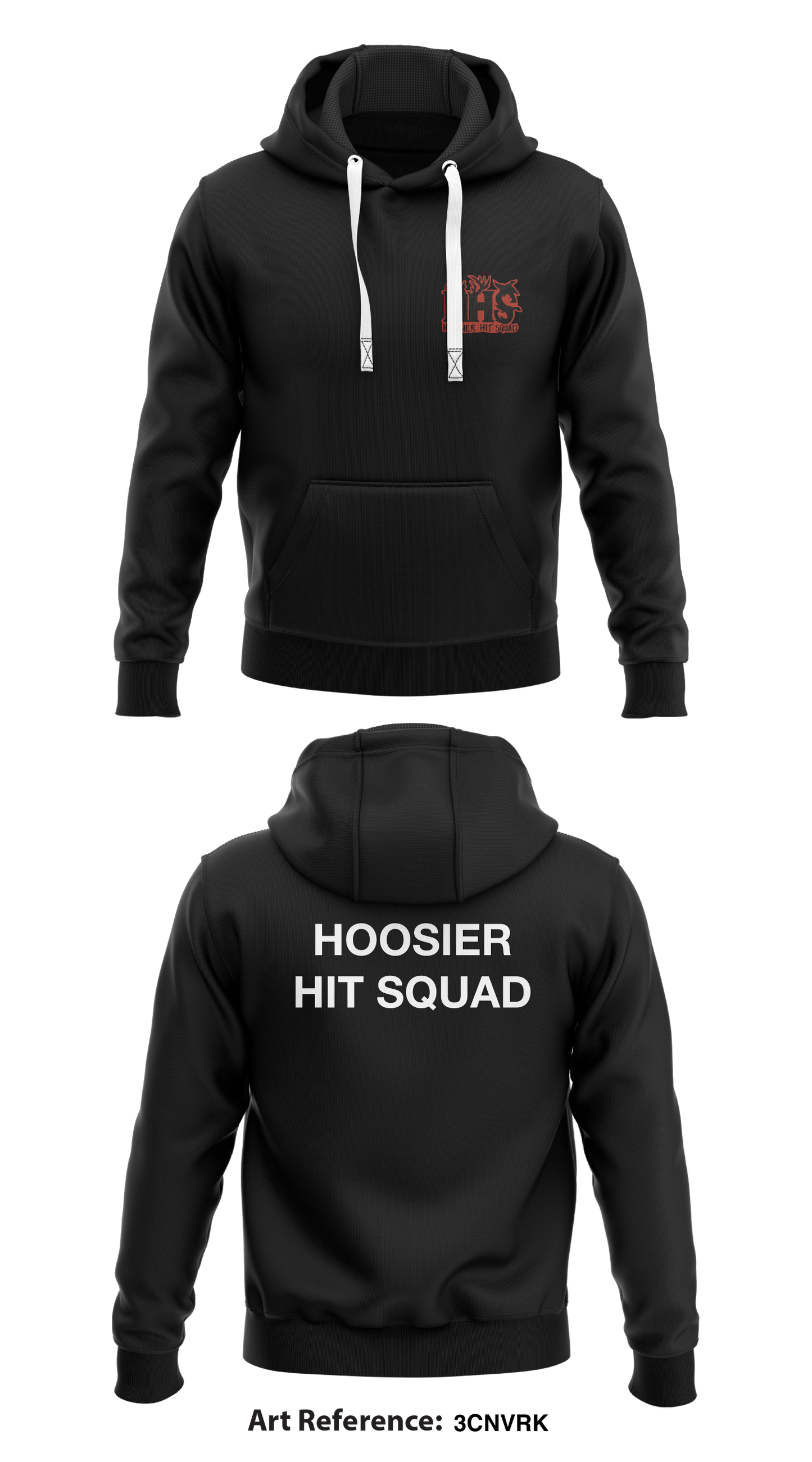 Hoosier_Hit_Squad Store 1 Core Men's Hooded Performance Sweatshirt - 3CNvrk