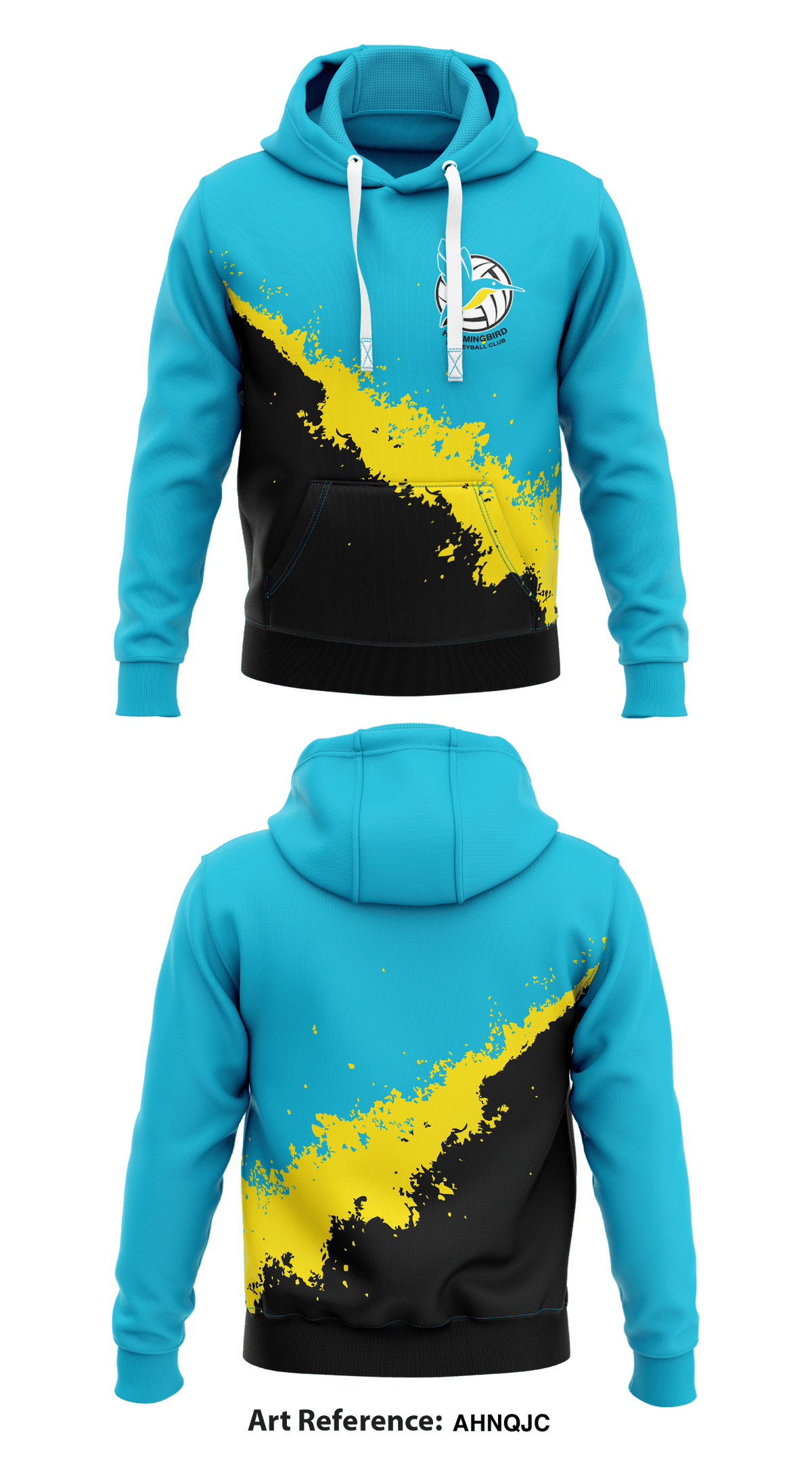Hummingbird Volleyball Club Store 1 Core Men's Hooded Performance Sweatshirt - aHnQJC
