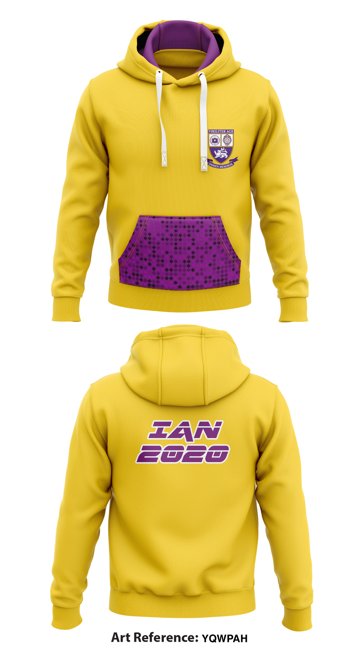 Ian 22 Core Men's Hooded Performance Sweatshirt - yQwPaH