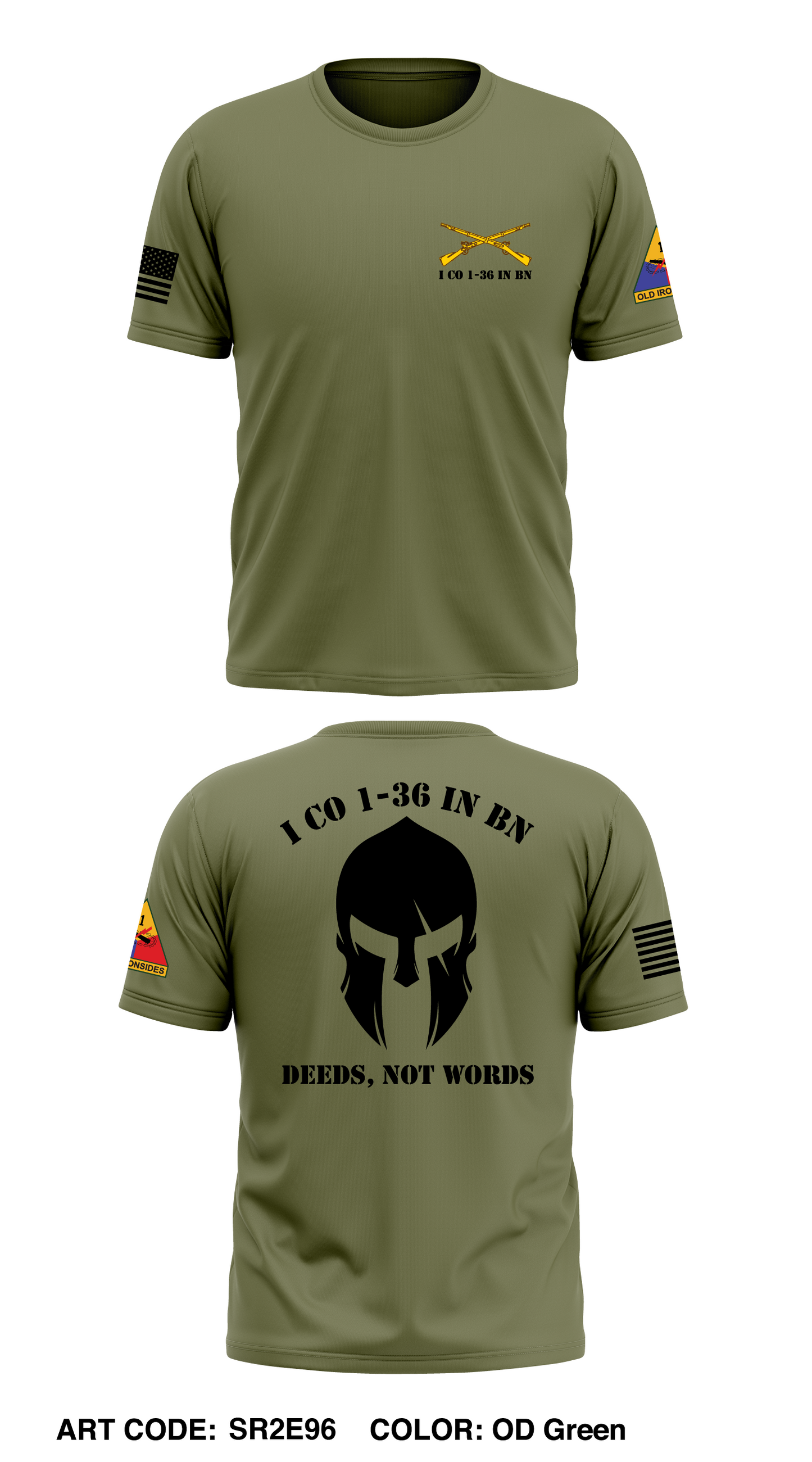 I co 1-36 IN BN Store 1 Core Men's SS Performance Tee - SR2E96