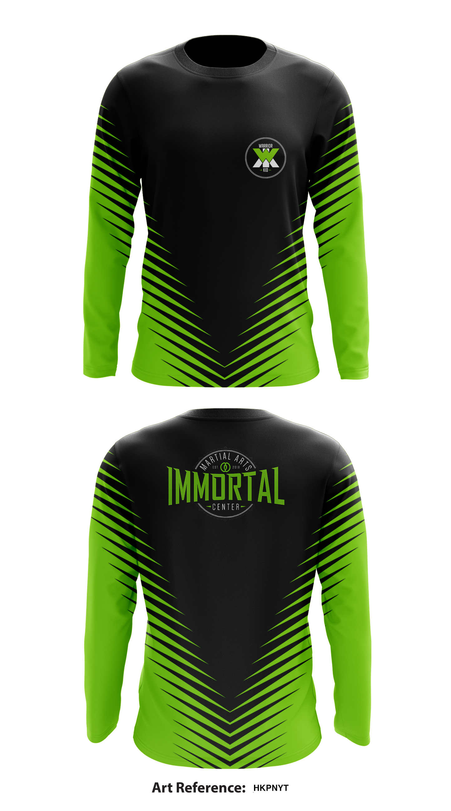 Immortal martial arts Store 1 Core Men's LS Performance Tee - HkPnyT
