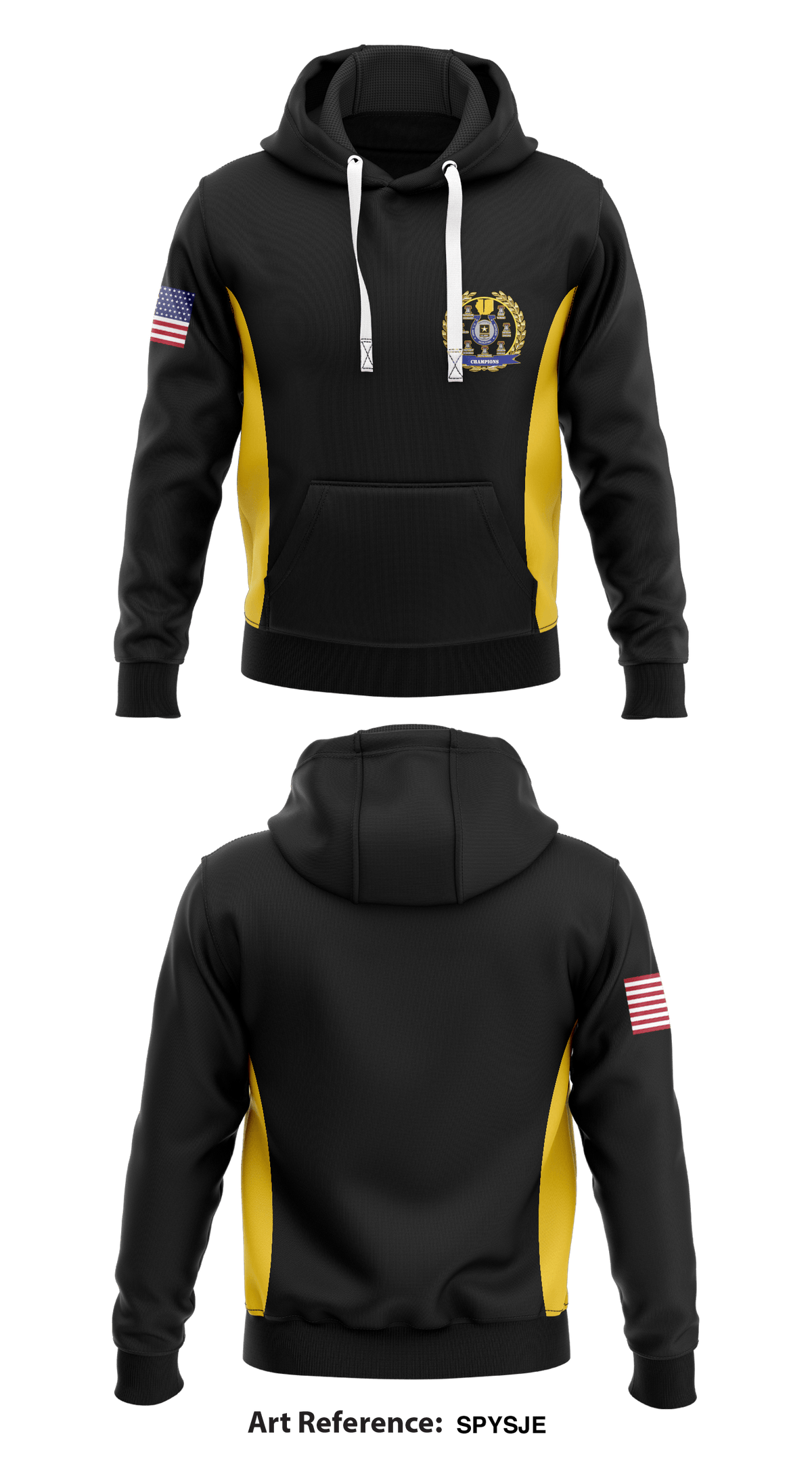 Indianapolis Army Recruiting Battalion Core Men's Hooded Performance Sweatshirt - spYsJe