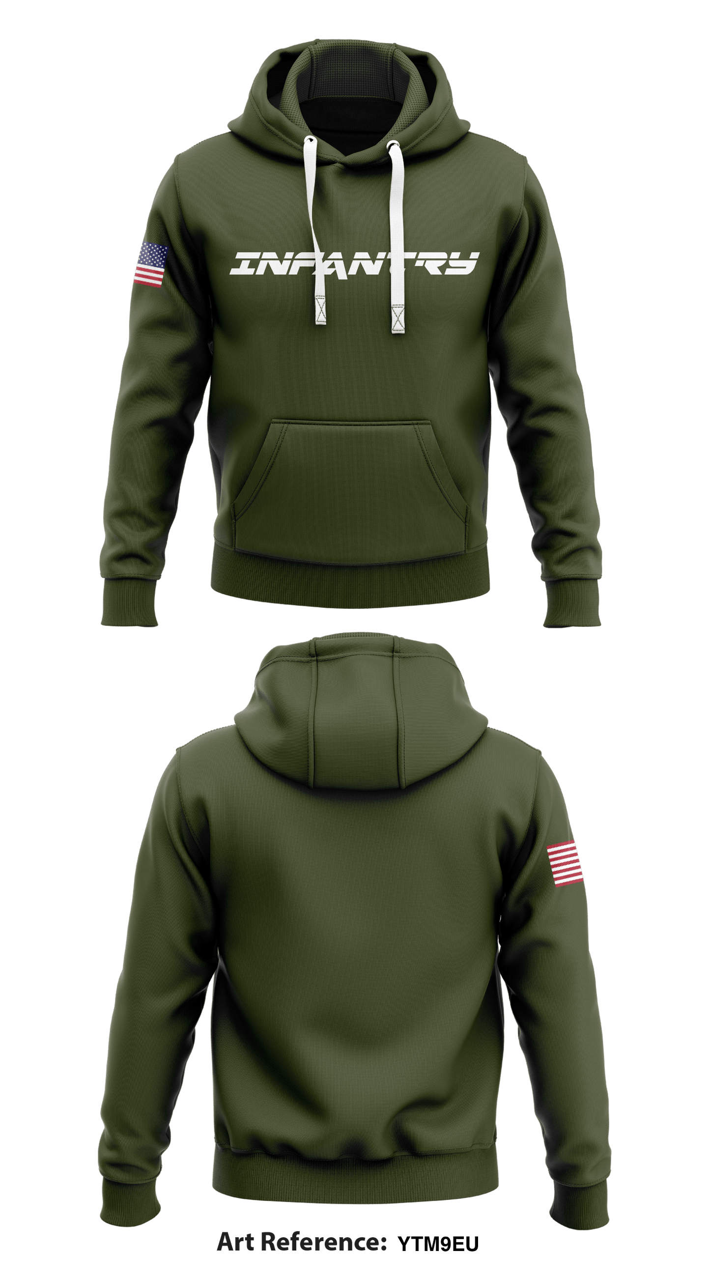 Infantry Store 1 Core Men's Hooded Performance Sweatshirt - Ytm9eu