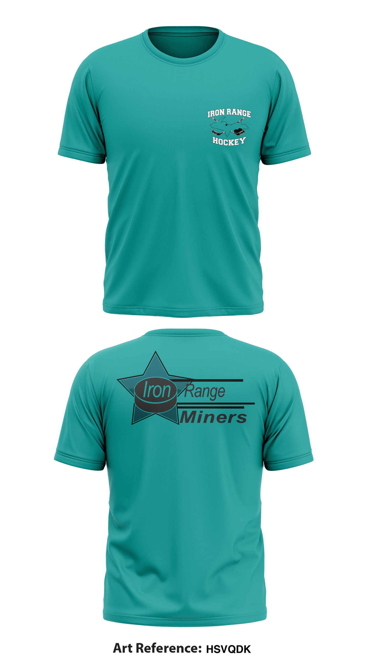 Iron Range Hockey Association Core Men's SS Performance Tee - HsvqDk