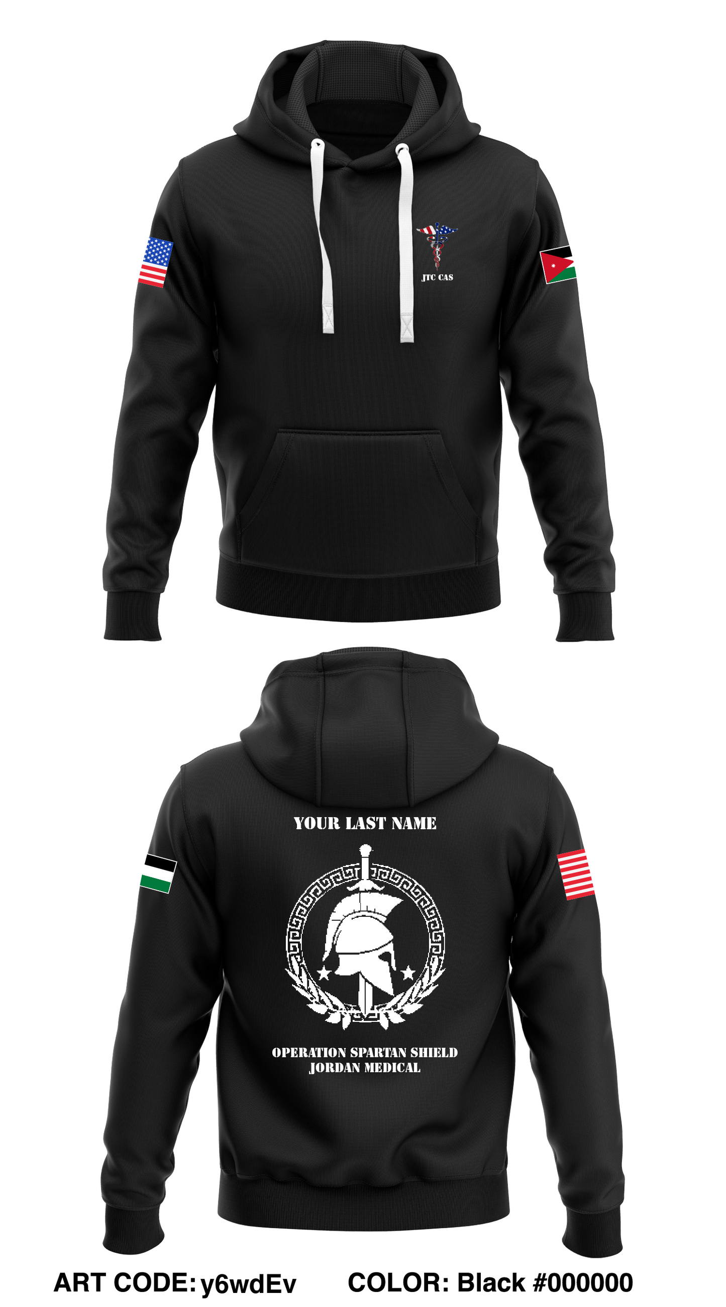 CUSTOM JTC CAS Store 1 Core Men's Hooded Performance Sweatshirt - y6wdEv