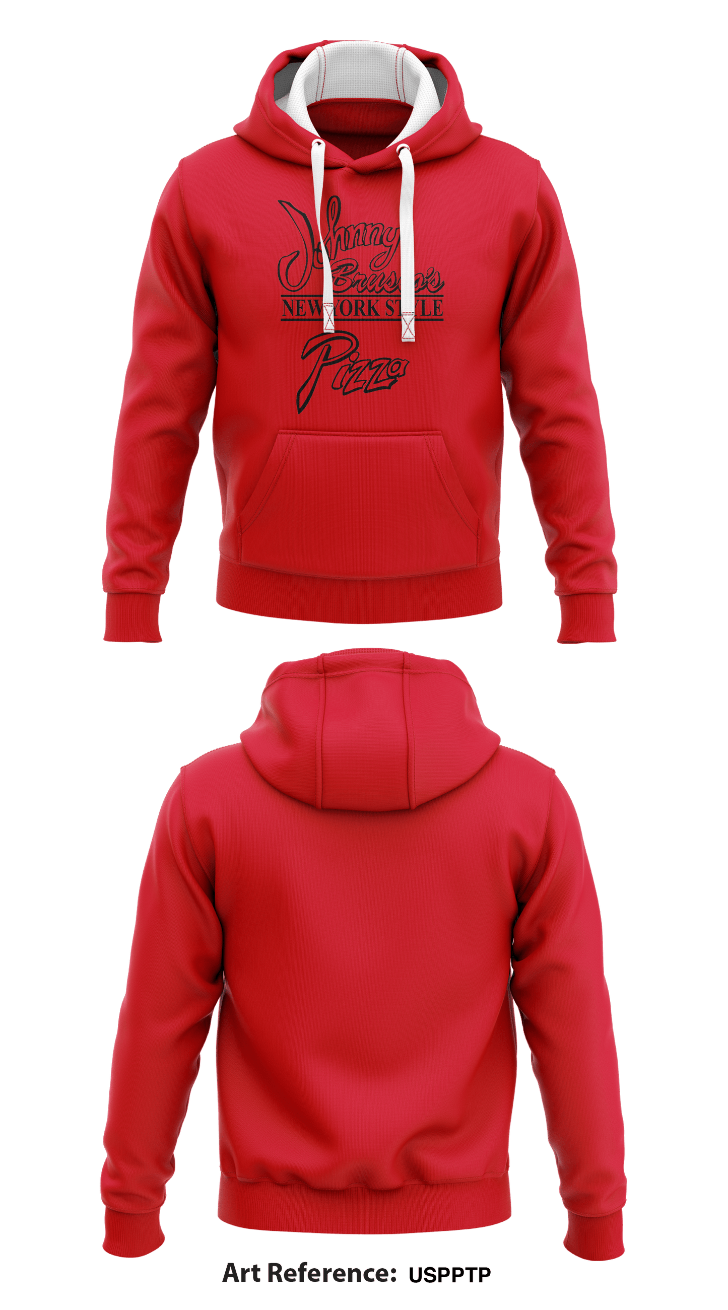 Johnny Brusco's New York Style Pizza Store 1 Core Men's Hooded Performance Sweatshirt - uspPTP
