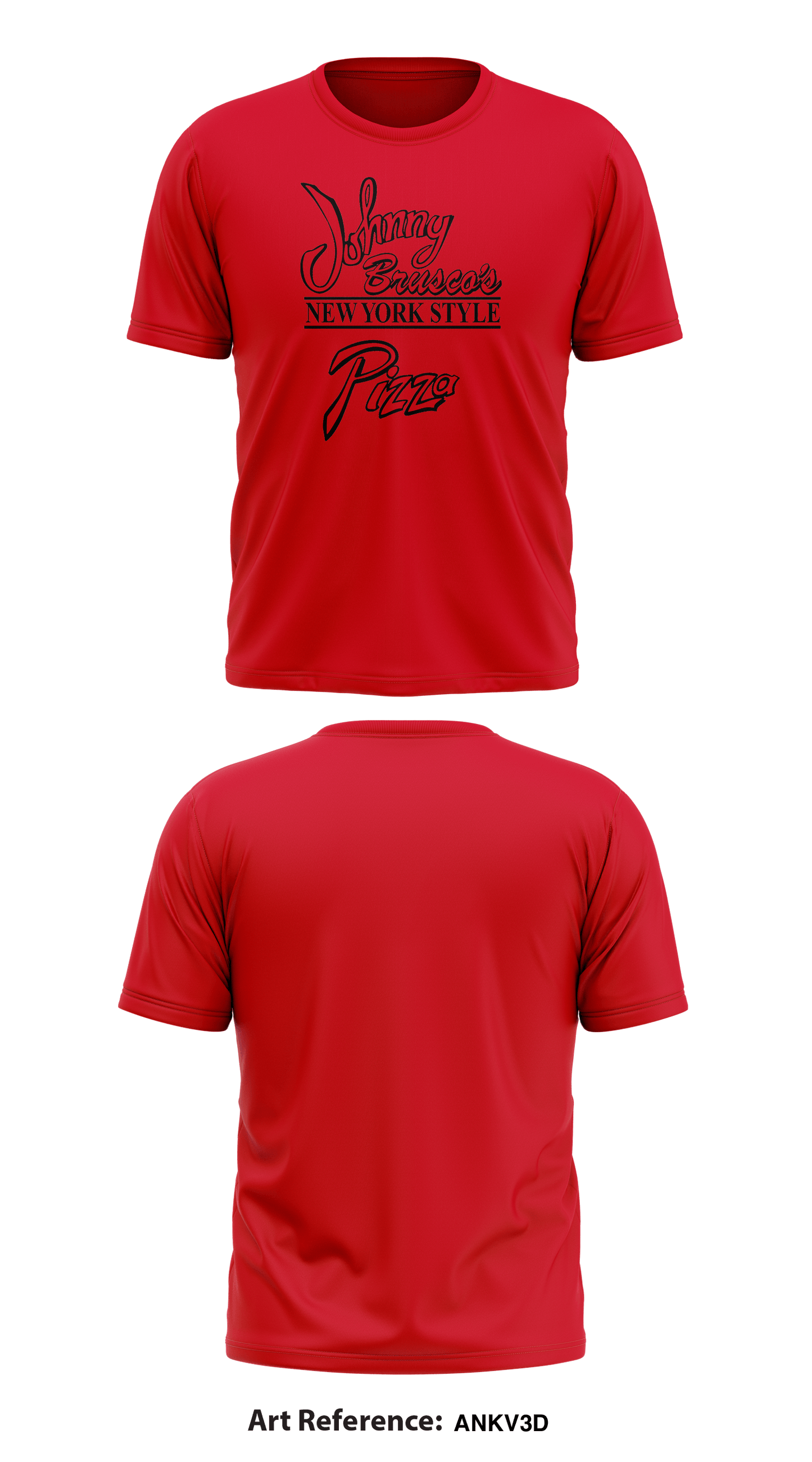 Johnny Brusco's New York Style Pizza Store 1 Core Men's SS Performance Tee - ankv3D