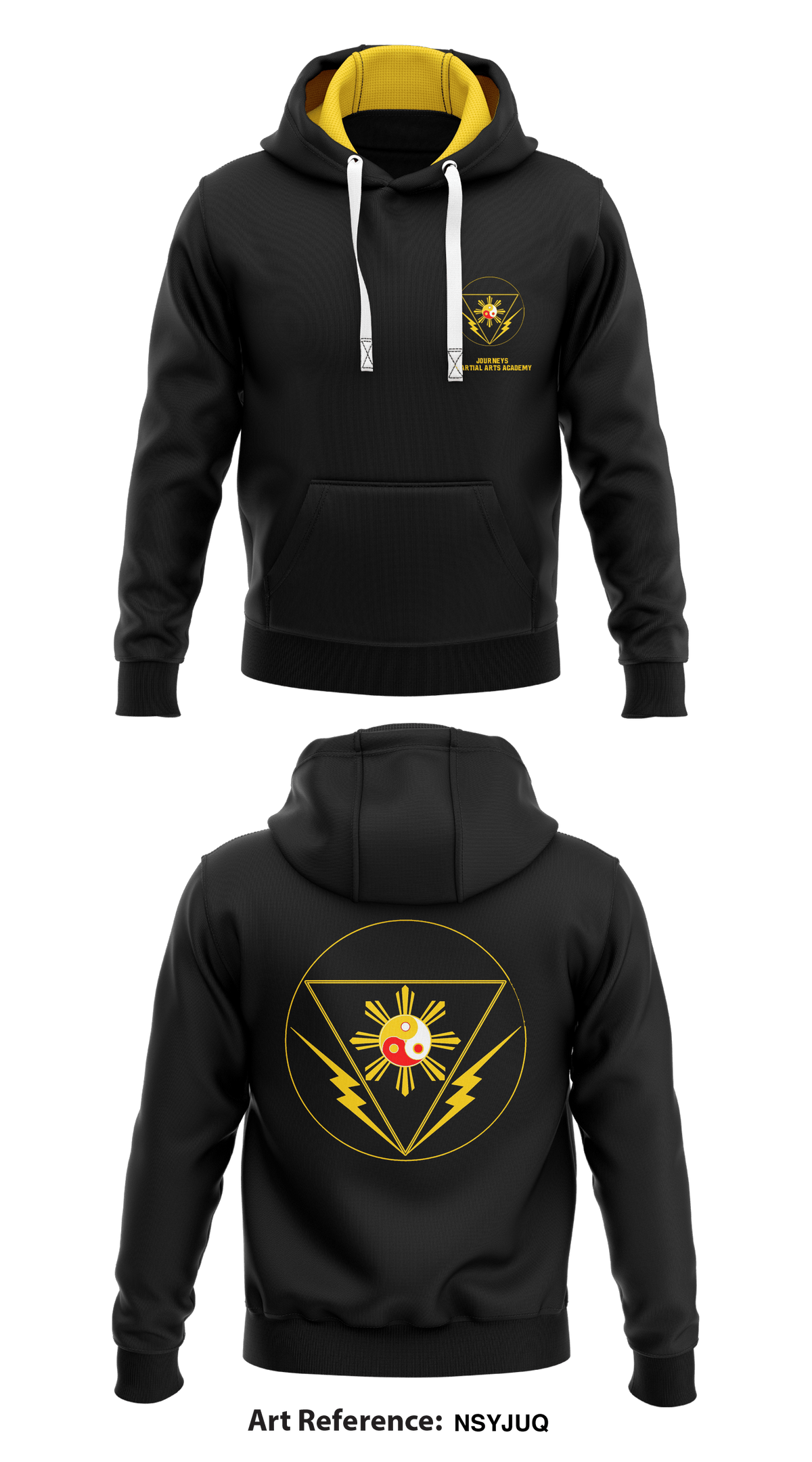 Journeys Martial Arts Academy Core Men's Hooded Performance Sweatshirt - NSyJUq