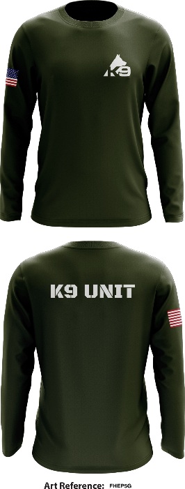 K9 Unit Store 1 Core Men's LS Performance Tee - FHEp5g