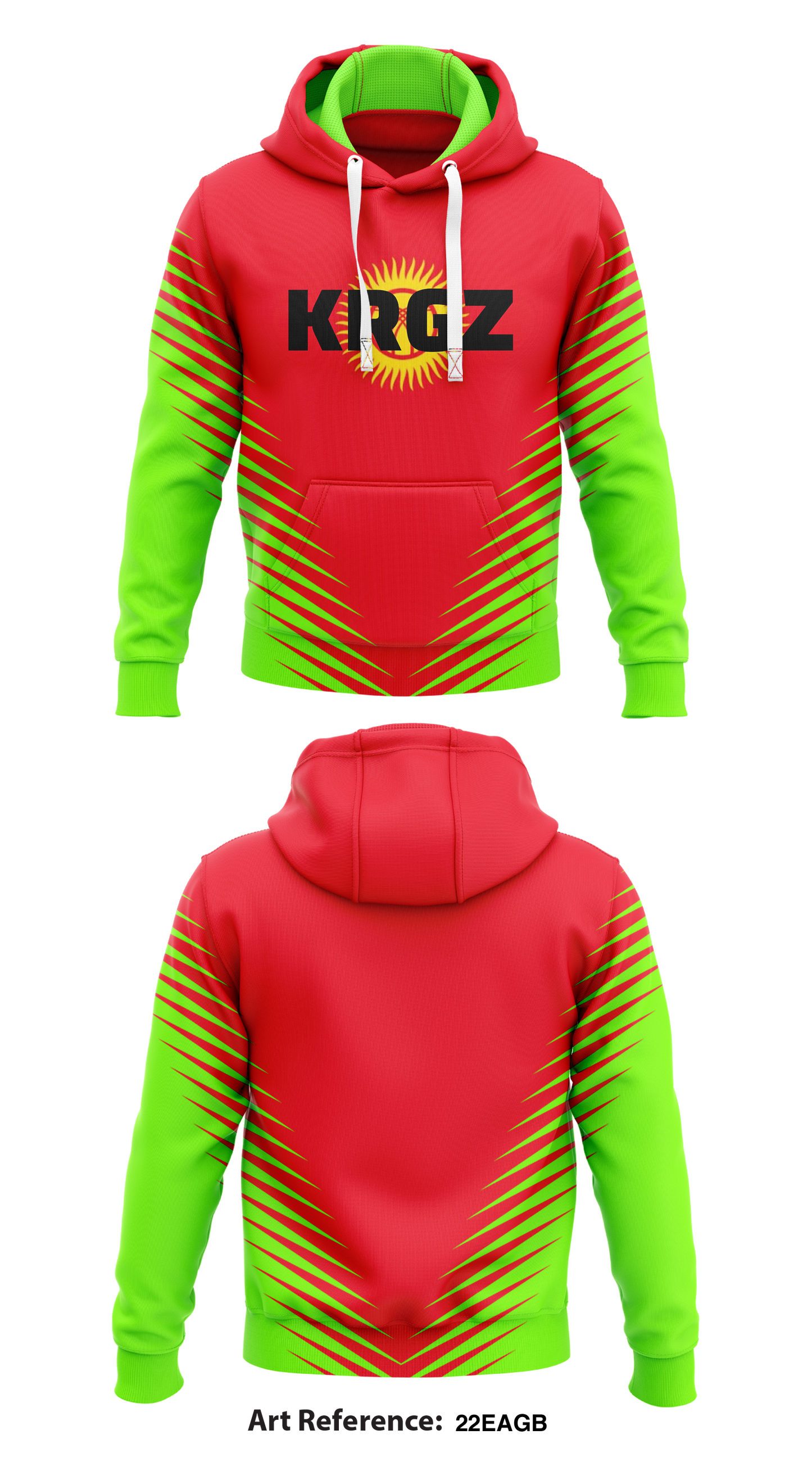 KRGZ Store 1 Core Men's Hooded Performance Sweatshirt - 22EAgB