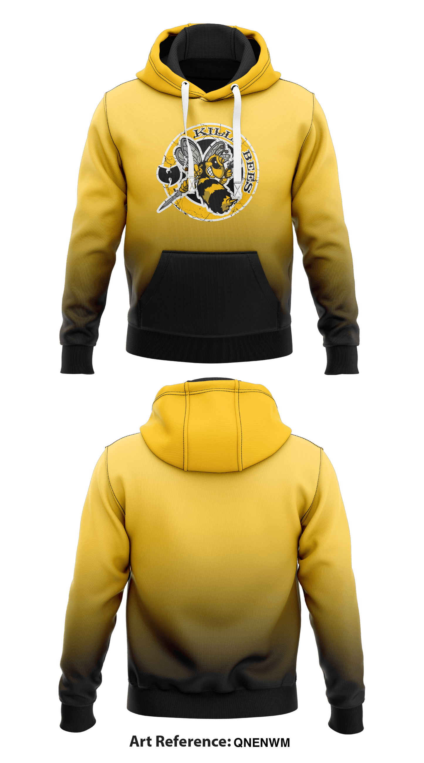 CUSTOM Killa Bees Store 1 Core Men's Hooded Performance Sweatshirt - JnNXaR