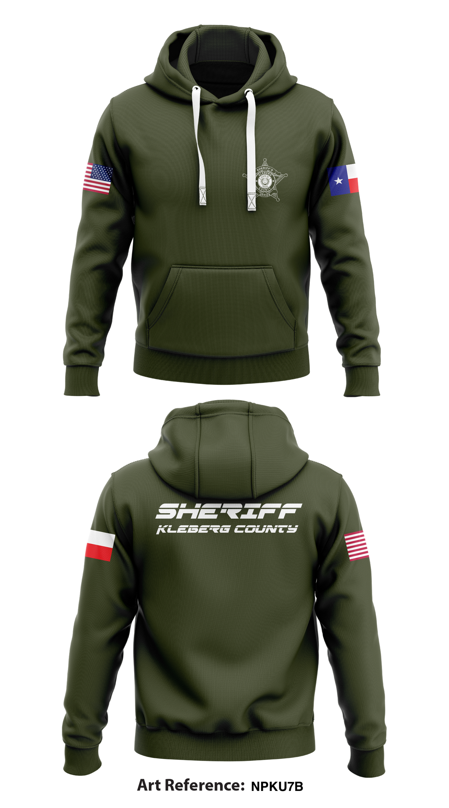 Kleberg county Store 1 Core Men's Hooded Performance Sweatshirt - npKU7b