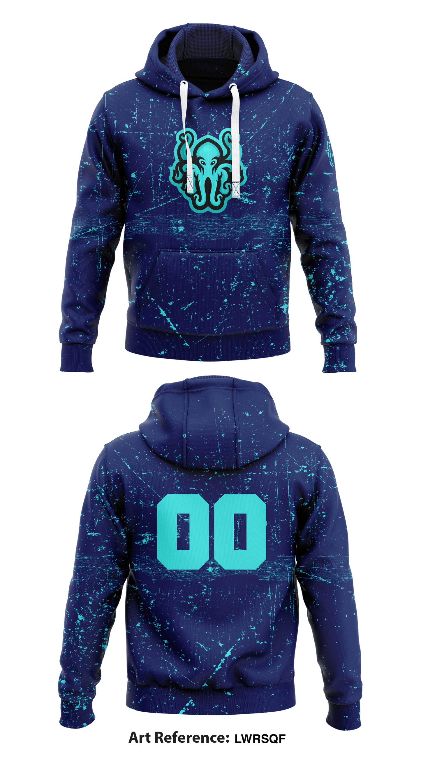 Kraken Store 1 Core Men's Hooded Performance Sweatshirt - LWrSqf
