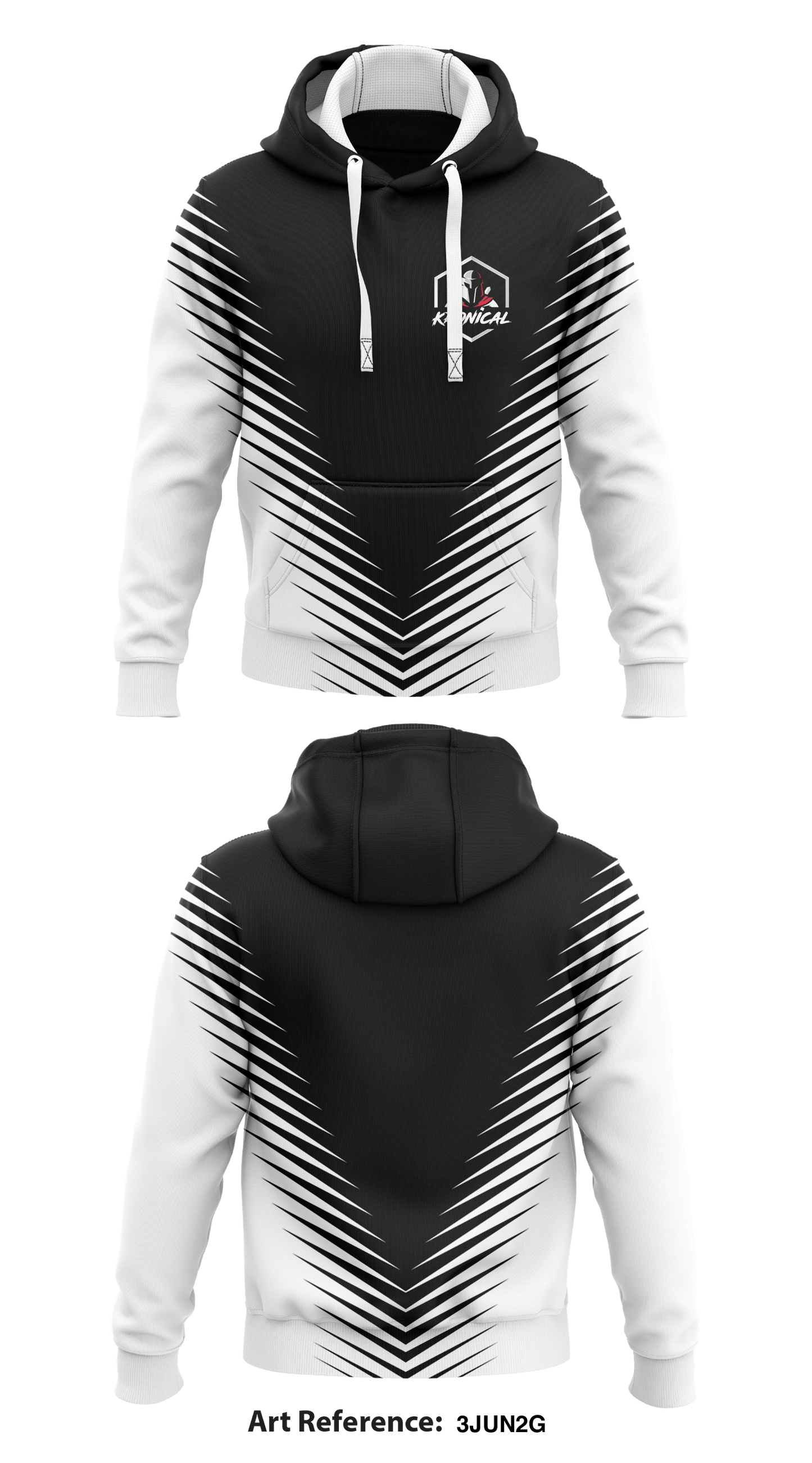 Kronical Store 1 Core Men's Hooded Performance Sweatshirt - 3jun2G