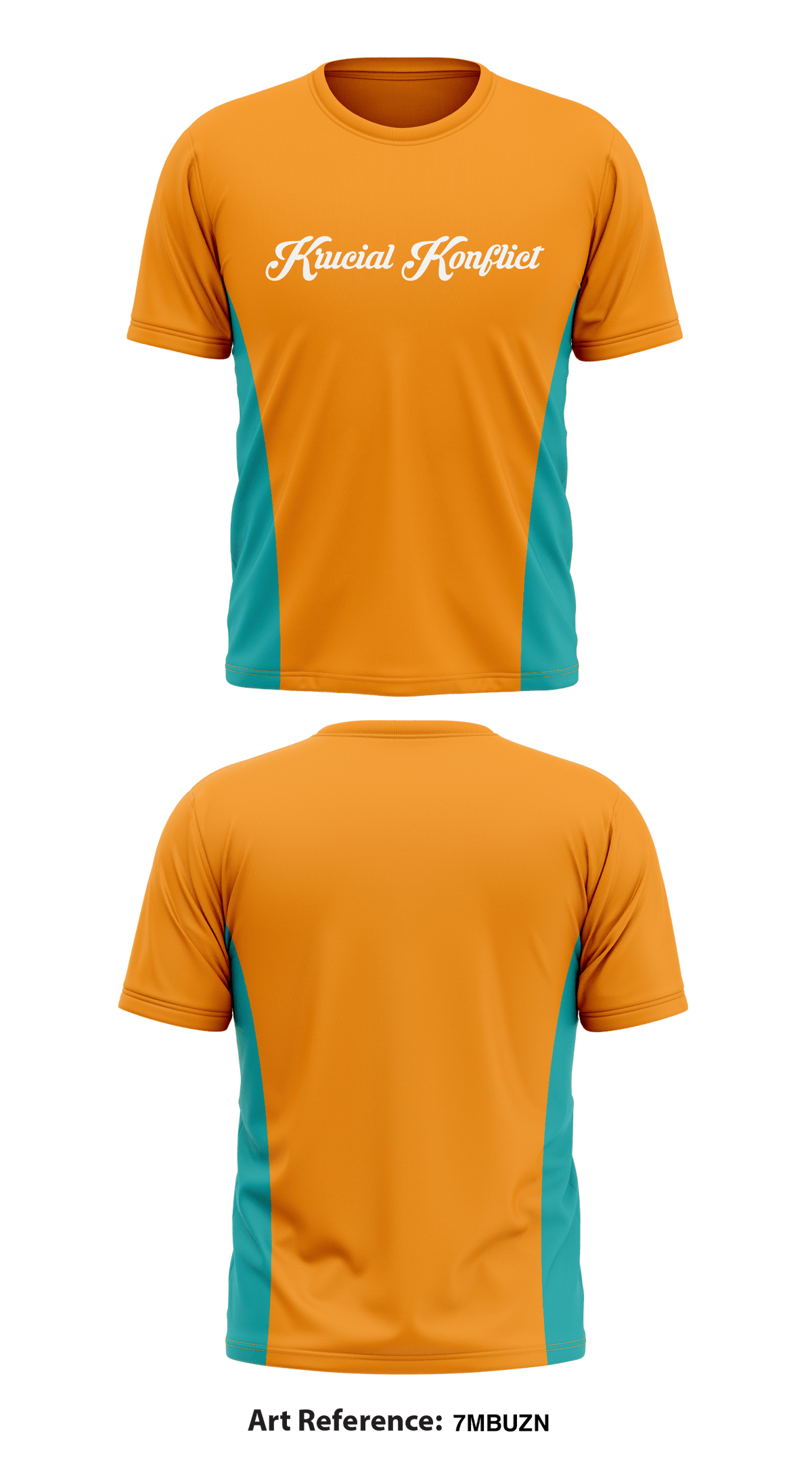 Krucial Konflict Store 1 Core Men's SS Performance Tee - 7MbUzn