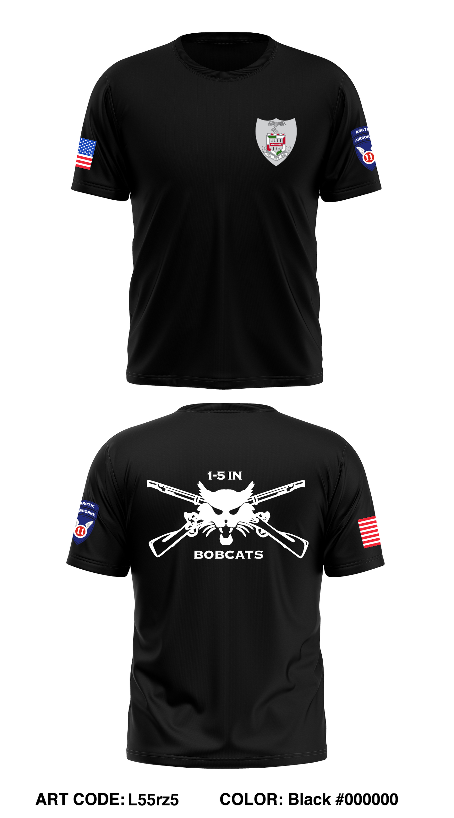 HHC, 1-5 Infantry Core Men's SS Performance Tee - L55rz5