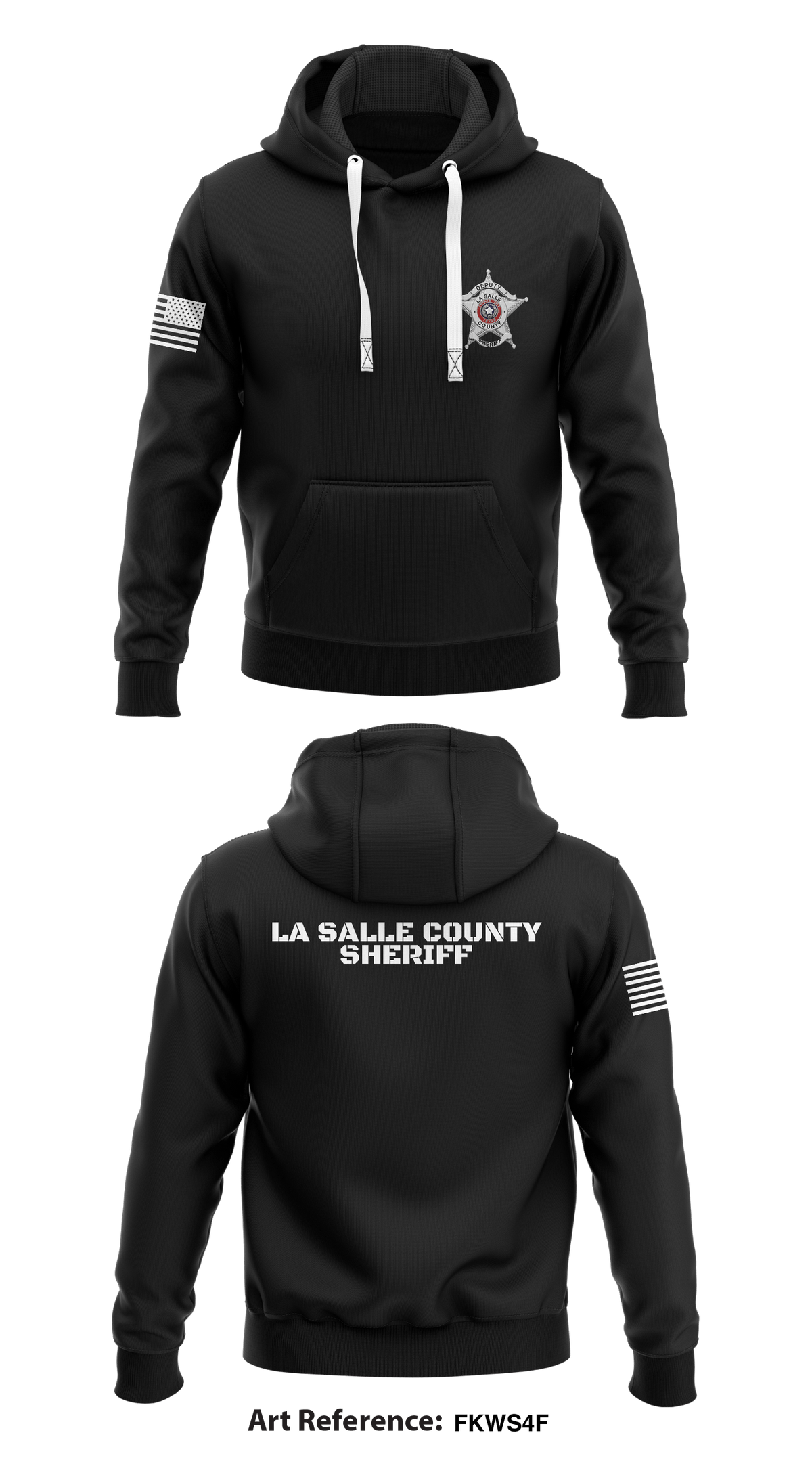 La Salle County Sheriff's Office Store 1 Core Men's Hooded Performance Sweatshirt - fKWS4f