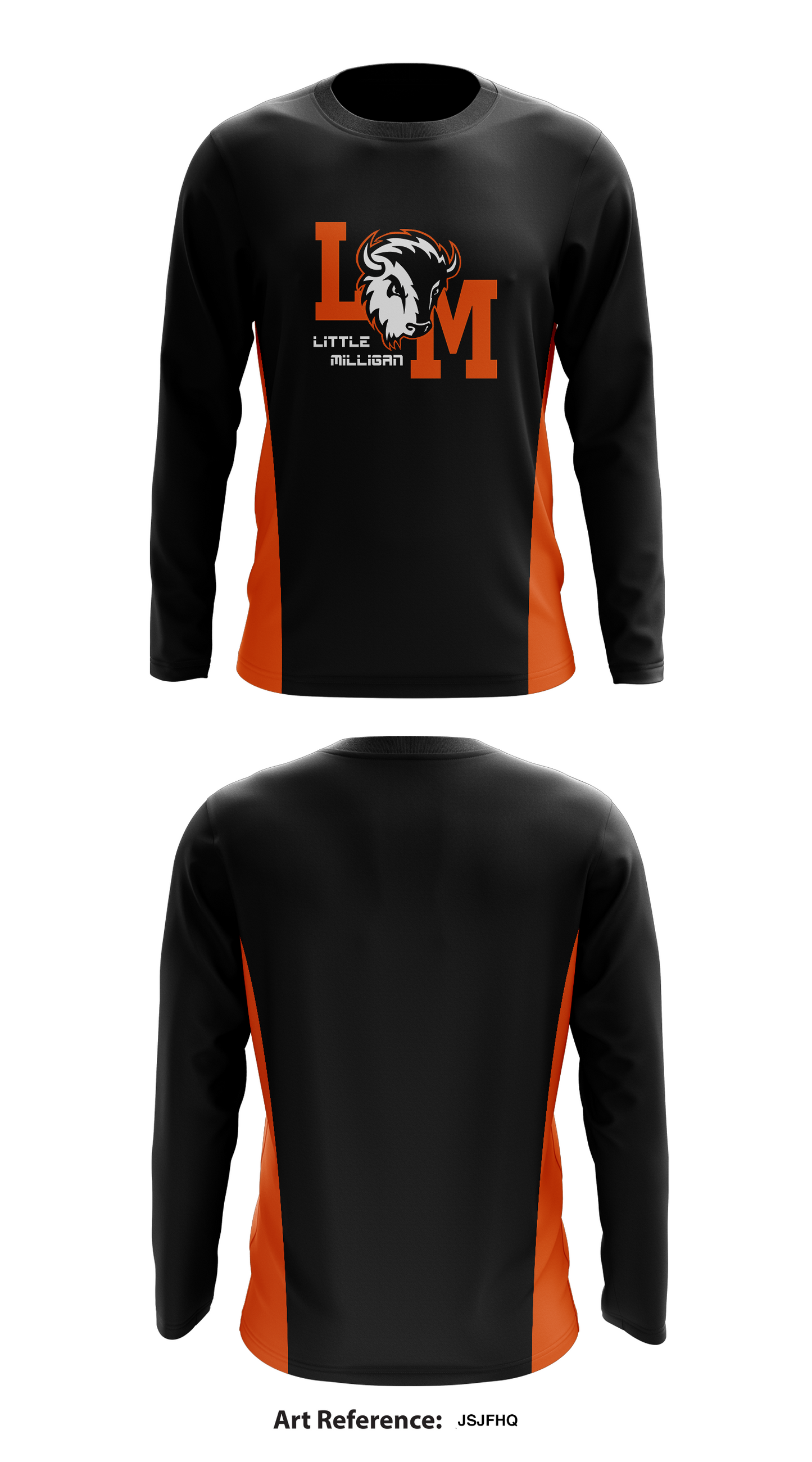 Little Milligan Buffaloes Store 1 Core Men's LS Performance Tee - wee3wM