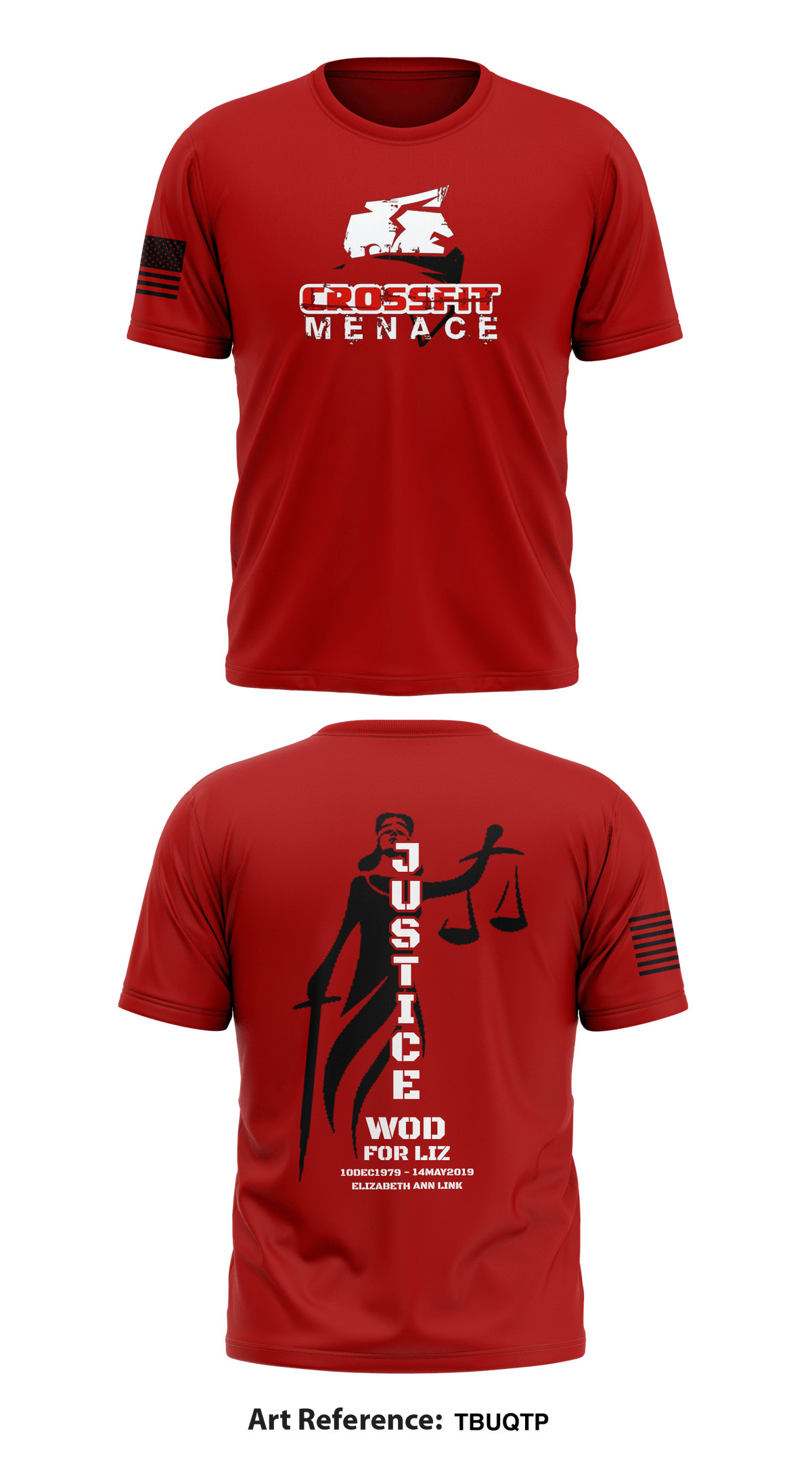 Liz Justice WOD Store 1 Core Men's SS Performance Tee - TbuQTp
