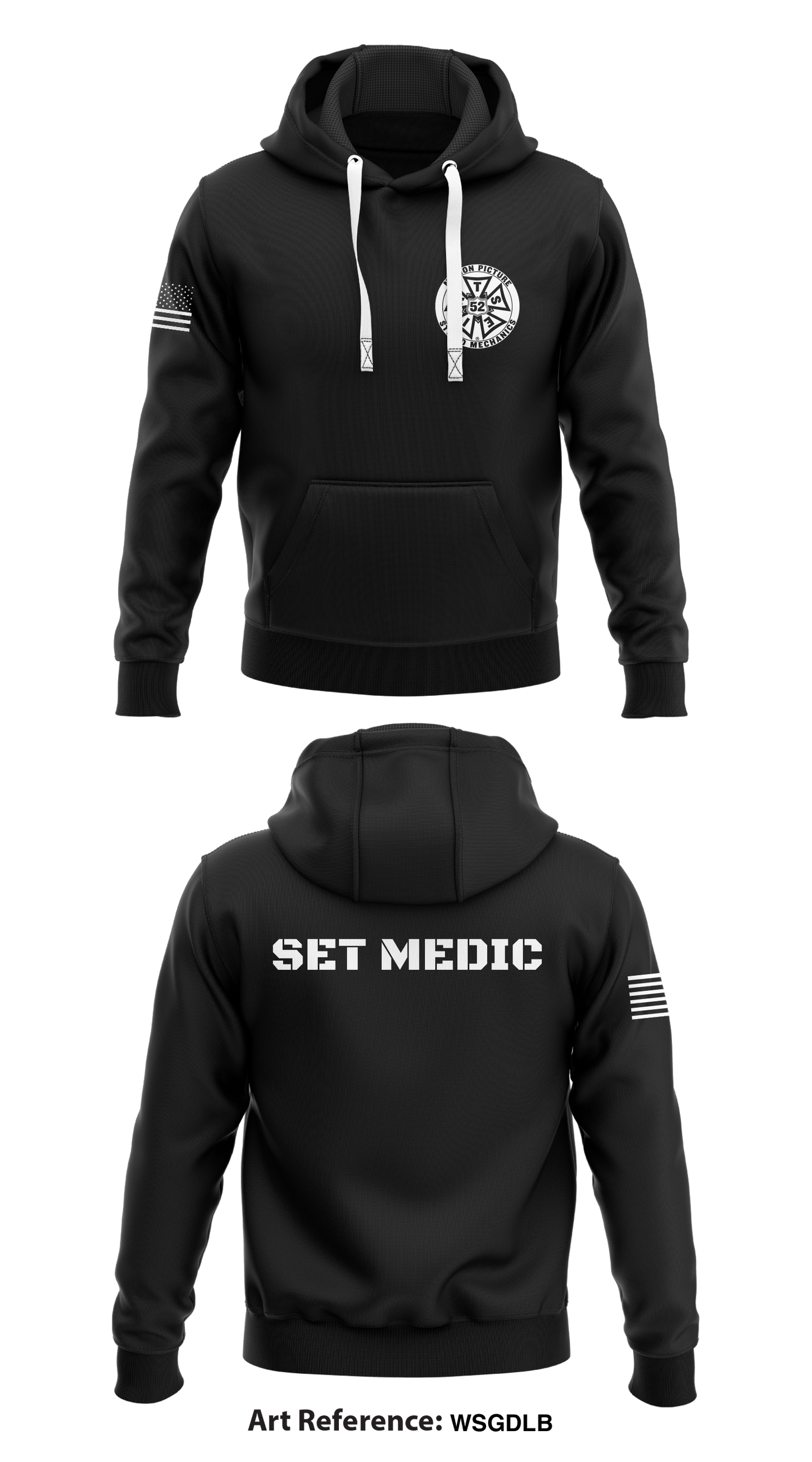 Local 52 Core Men's Hooded Performance Sweatshirt - wSgdLb