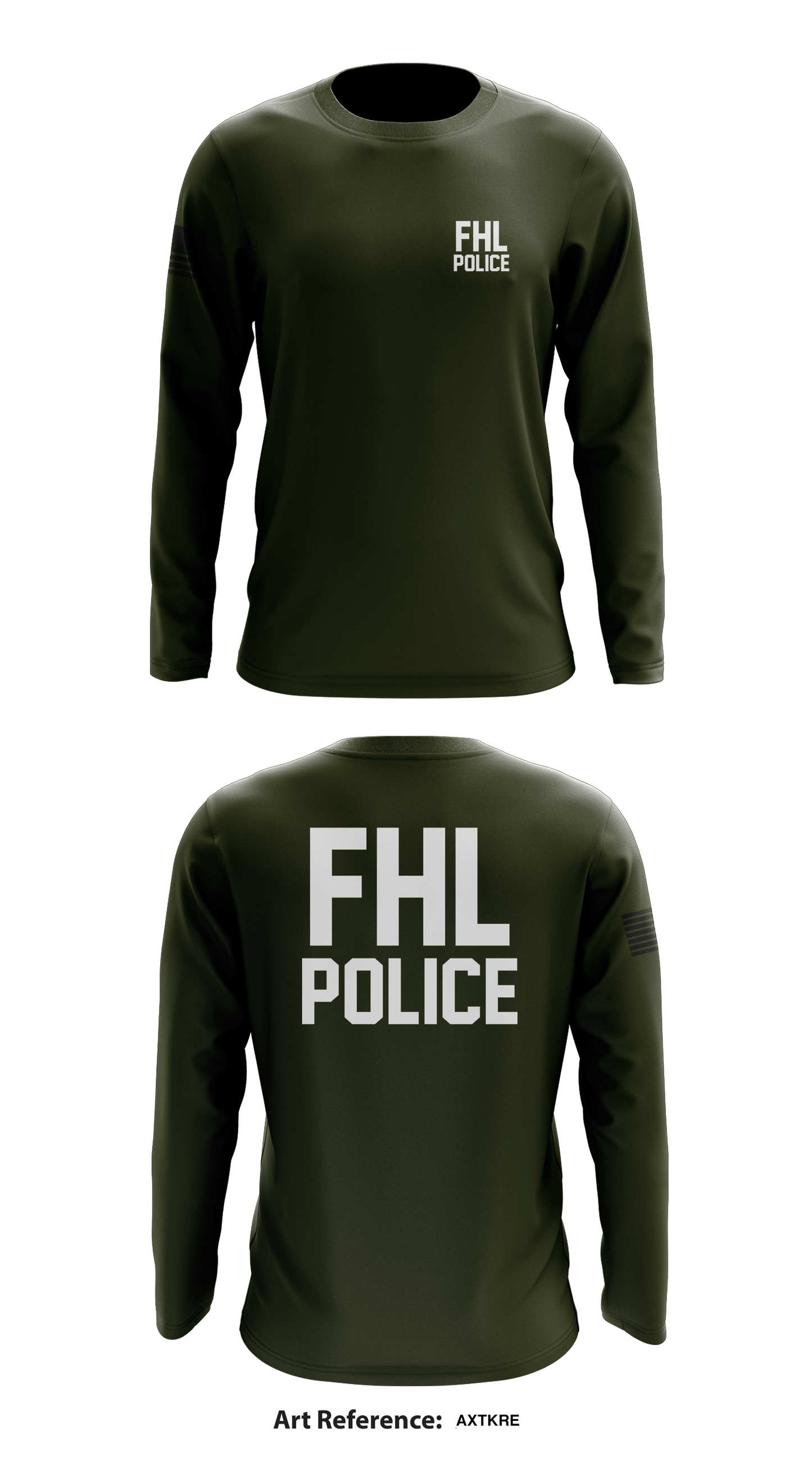 FHL Police Store 1 Core Men's LS Performance Tee - 43530823040