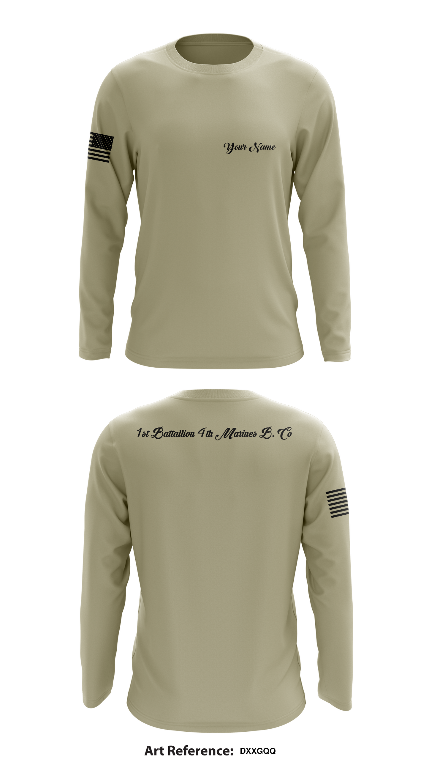 Luis Cambal 1st Bn. 4th Marines Store 1 Core Men's LS Performance Tee - dxxgqQ
