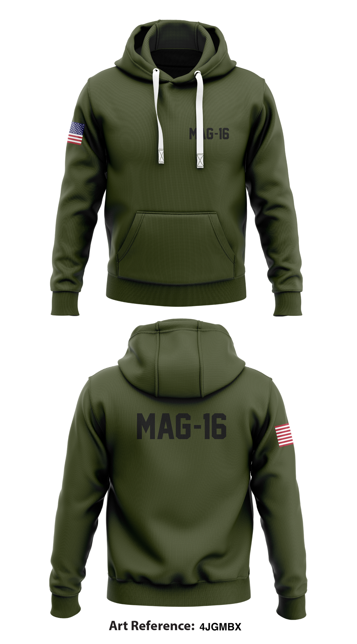 MAG-16 Store 1 Core Men's Hooded Performance Sweatshirt - 4jgmBx