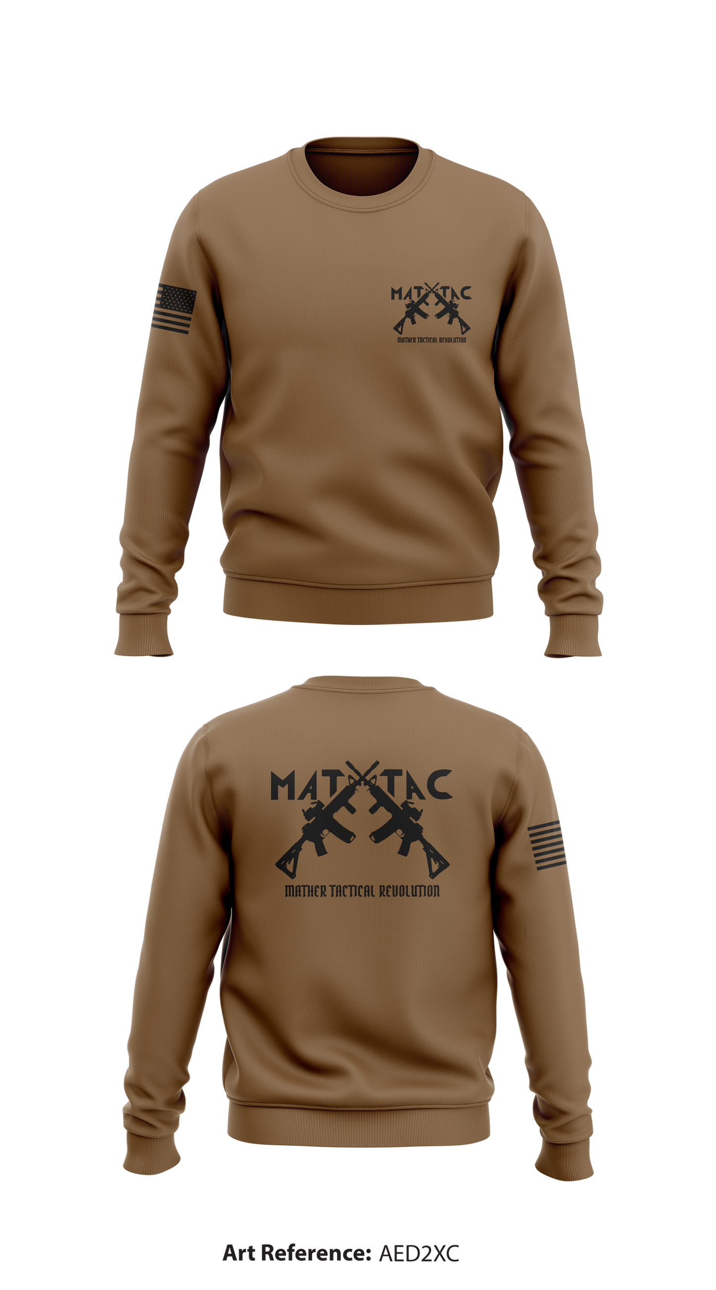 MAT-TAC Store 1 Core Men's Crewneck Performance Sweatshirt - AED2XC