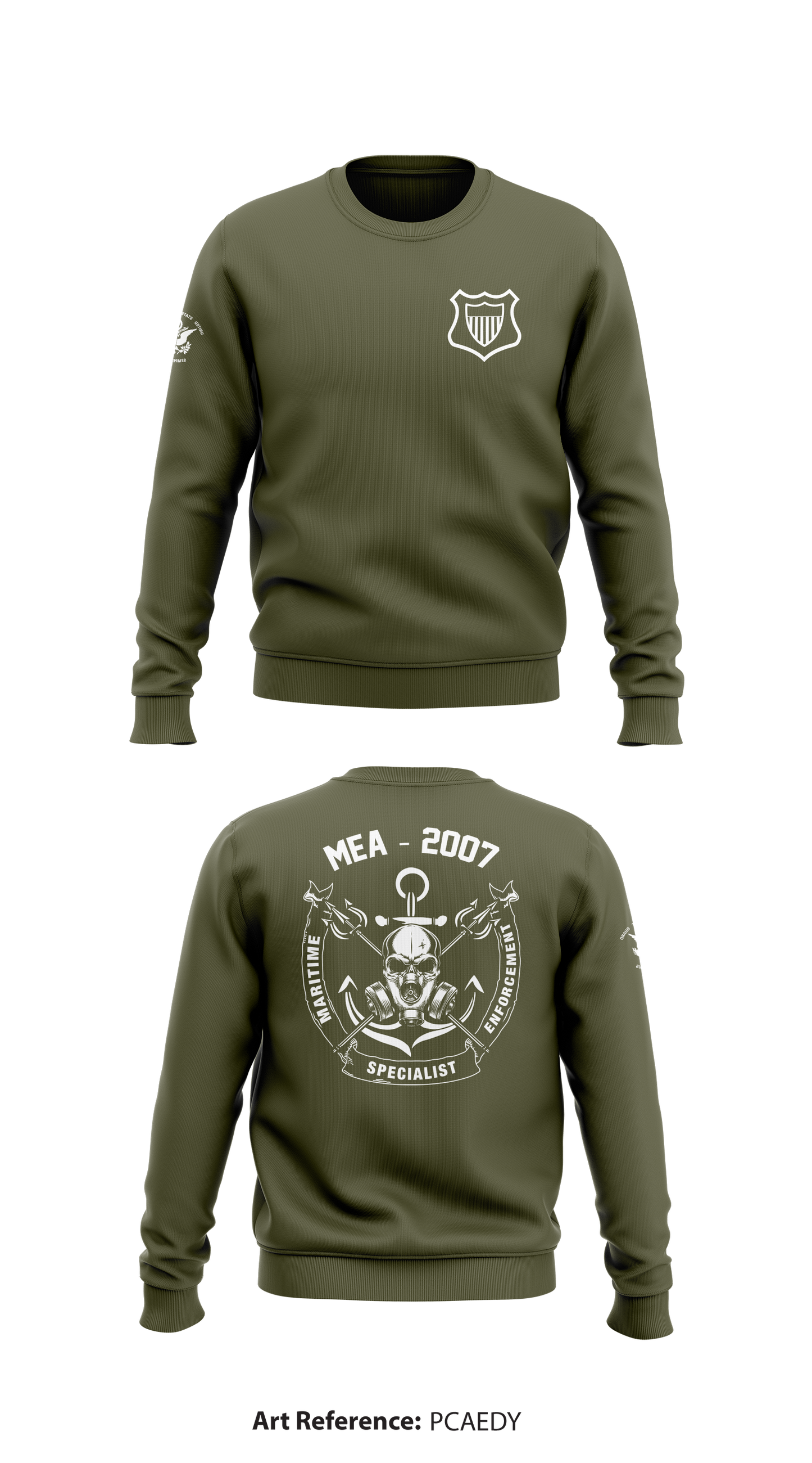 ME A school 2007 Core Men's Crewneck Performance Sweatshirt - pCaeDy