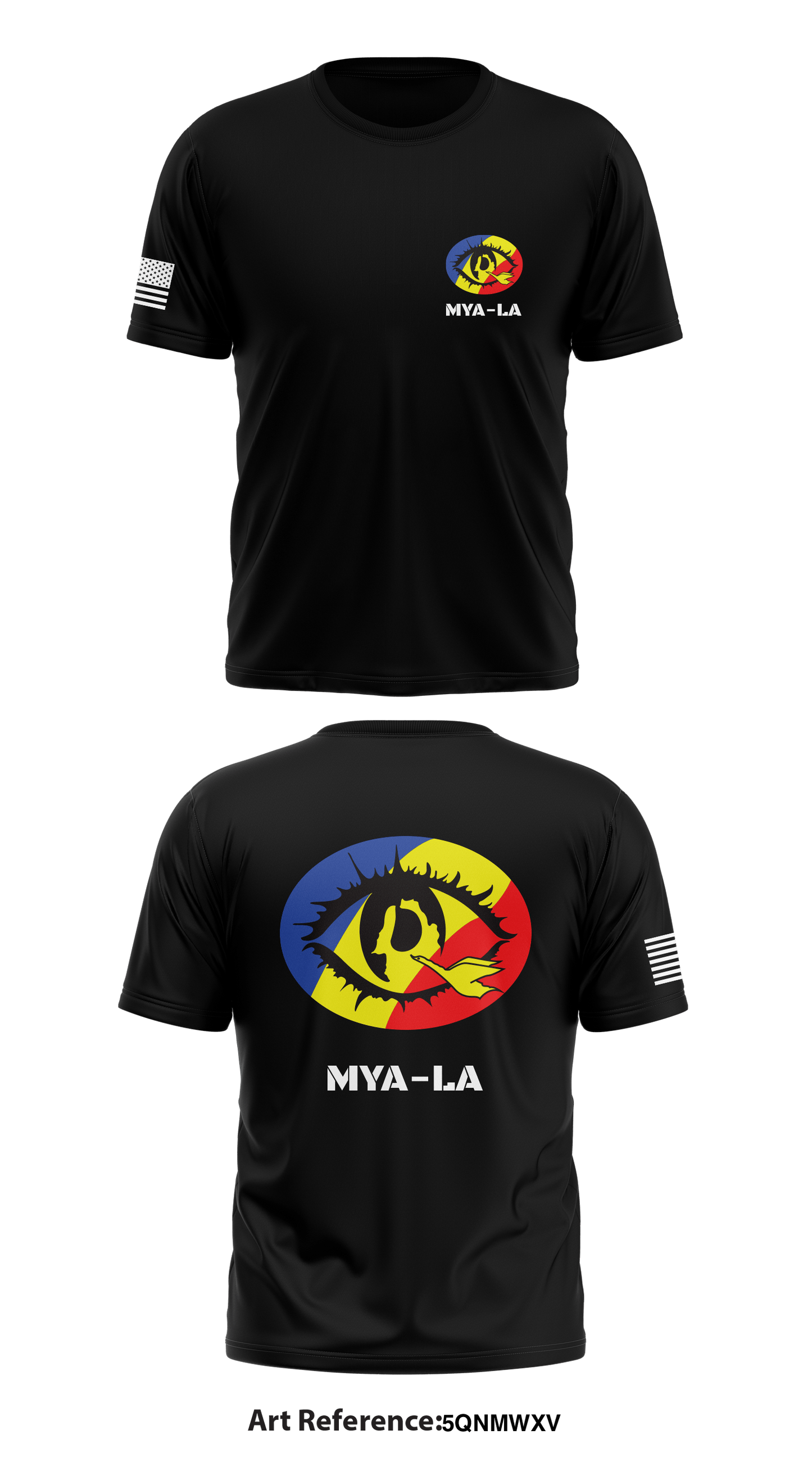 MYA-LA Store 1 Core Men's SS Performance Tee - 5qNmWx