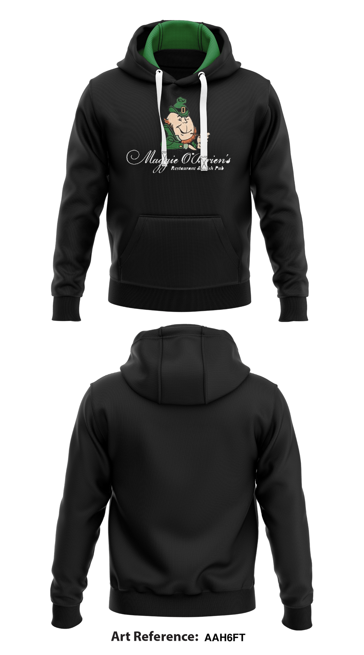 Maggie OBriens Core Men's Hooded Performance Sweatshirt - aAH6FT