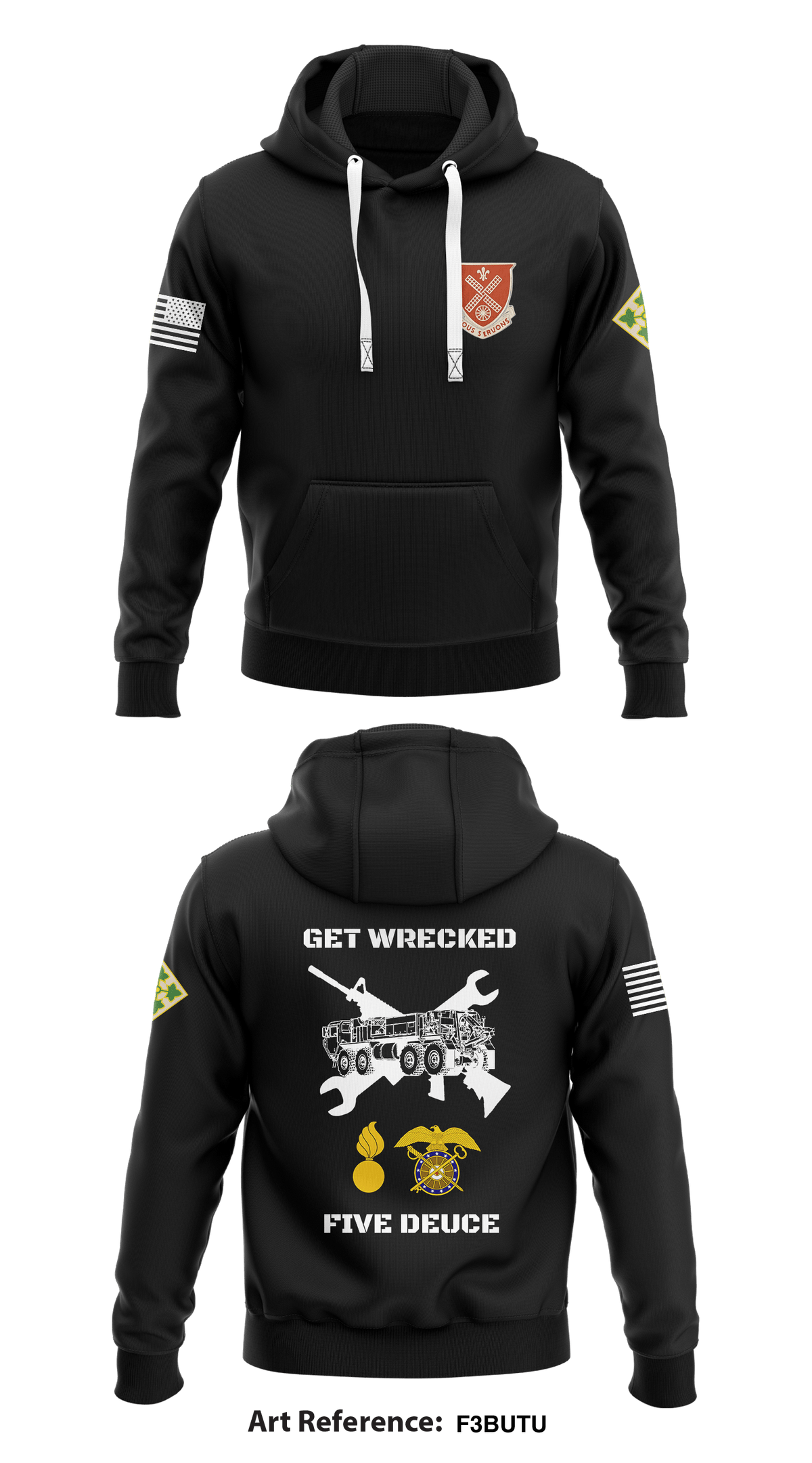 Maintenance Platoon, Echo Company, 52D Engineers Store 1 Core Men's Hooded Performance Sweatshirt - f3ButU