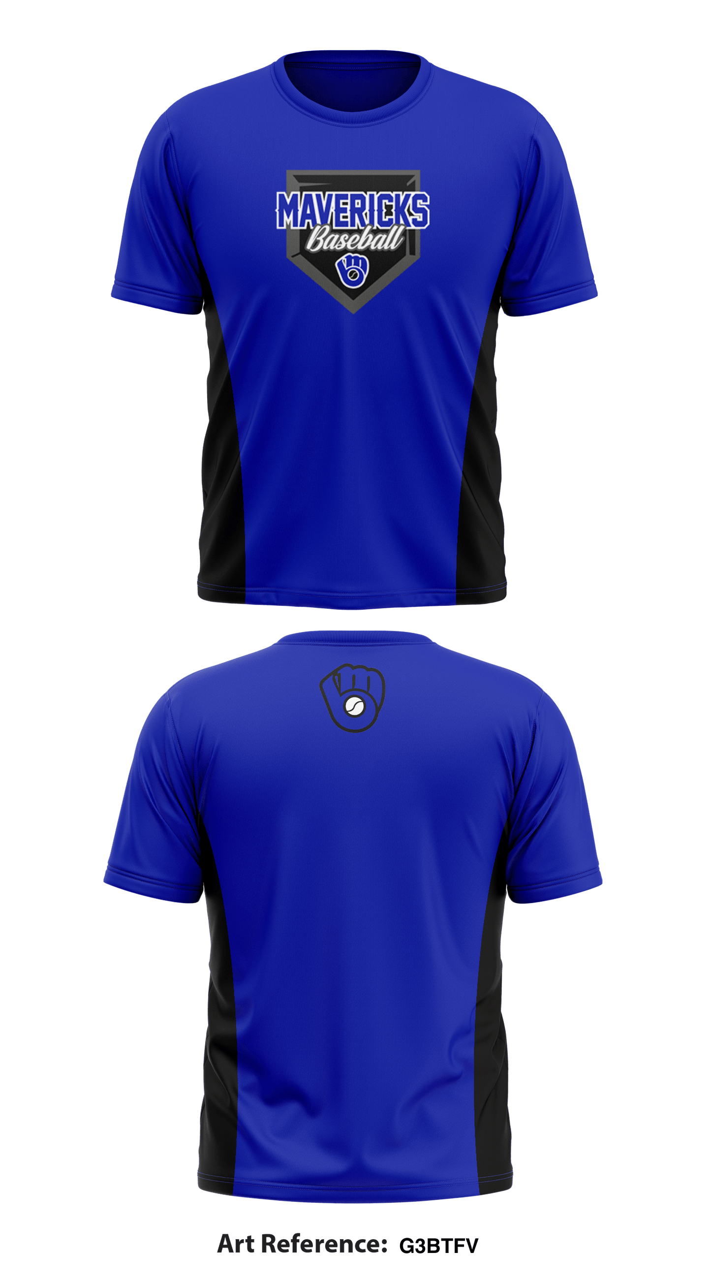 Mavericks Baseball Core Men's SS Performance Tee - g3btfv