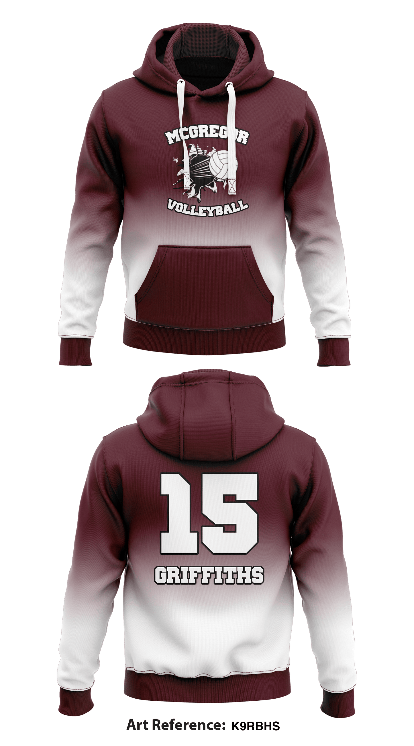 McGregor Volleyball Store 1 Core Men's Hooded Performance Sweatshirt - K9rbhs