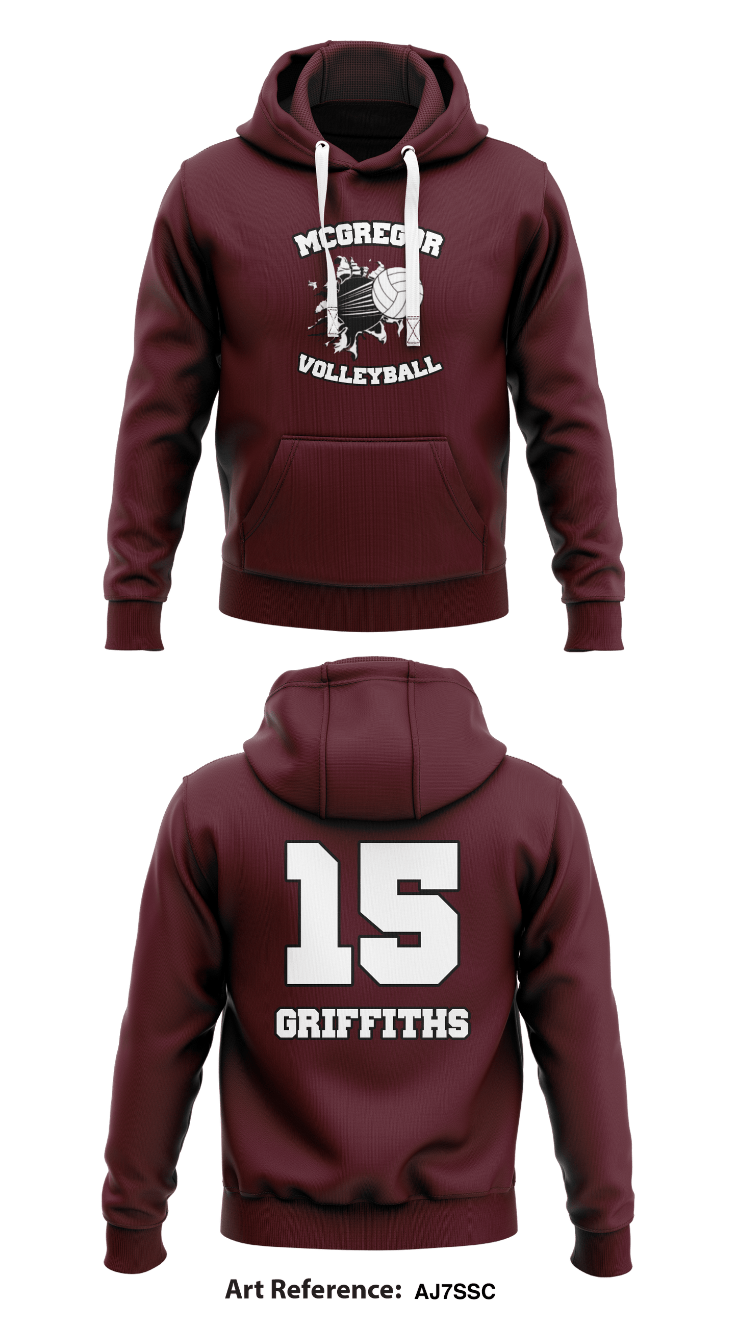 McGregor Volleyball Store 1 Core Men's Hooded Performance Sweatshirt - Aj7ssc