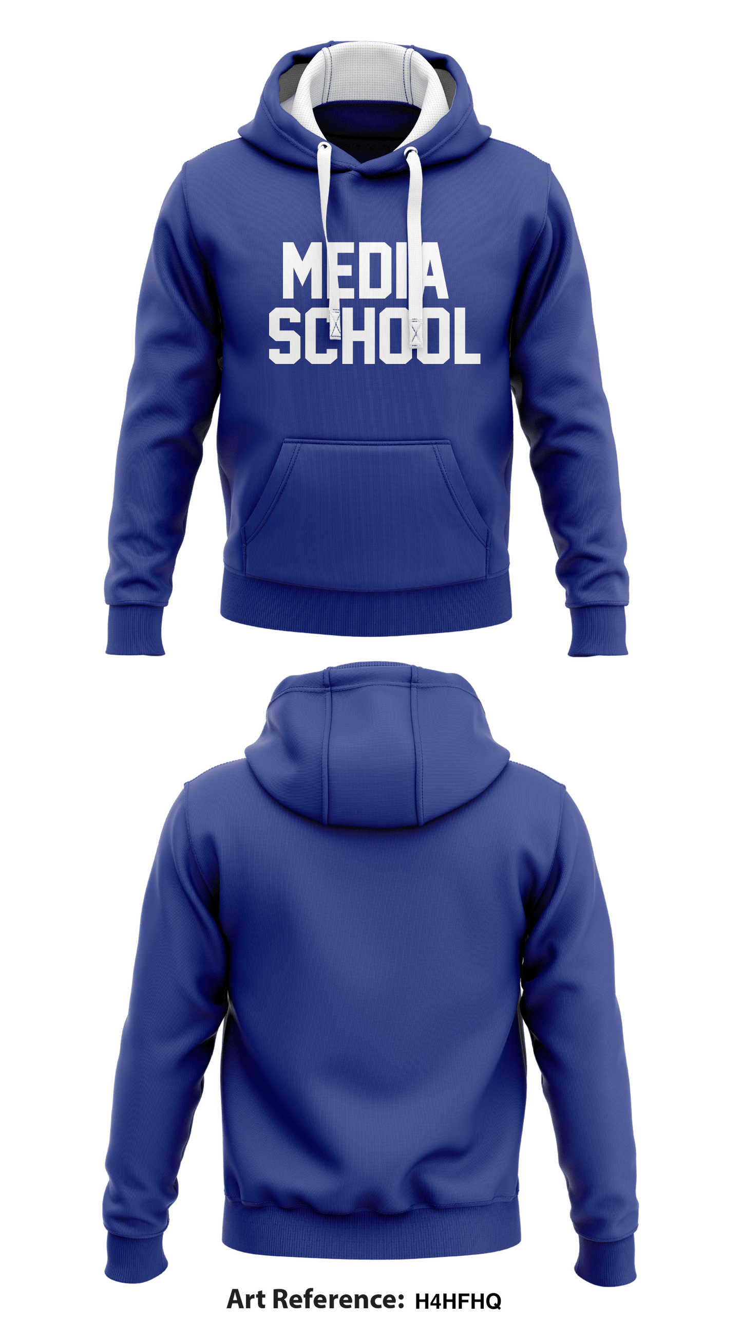 Media School Store 1 Core Men's Hooded Performance Sweatshirt - h4HfHq