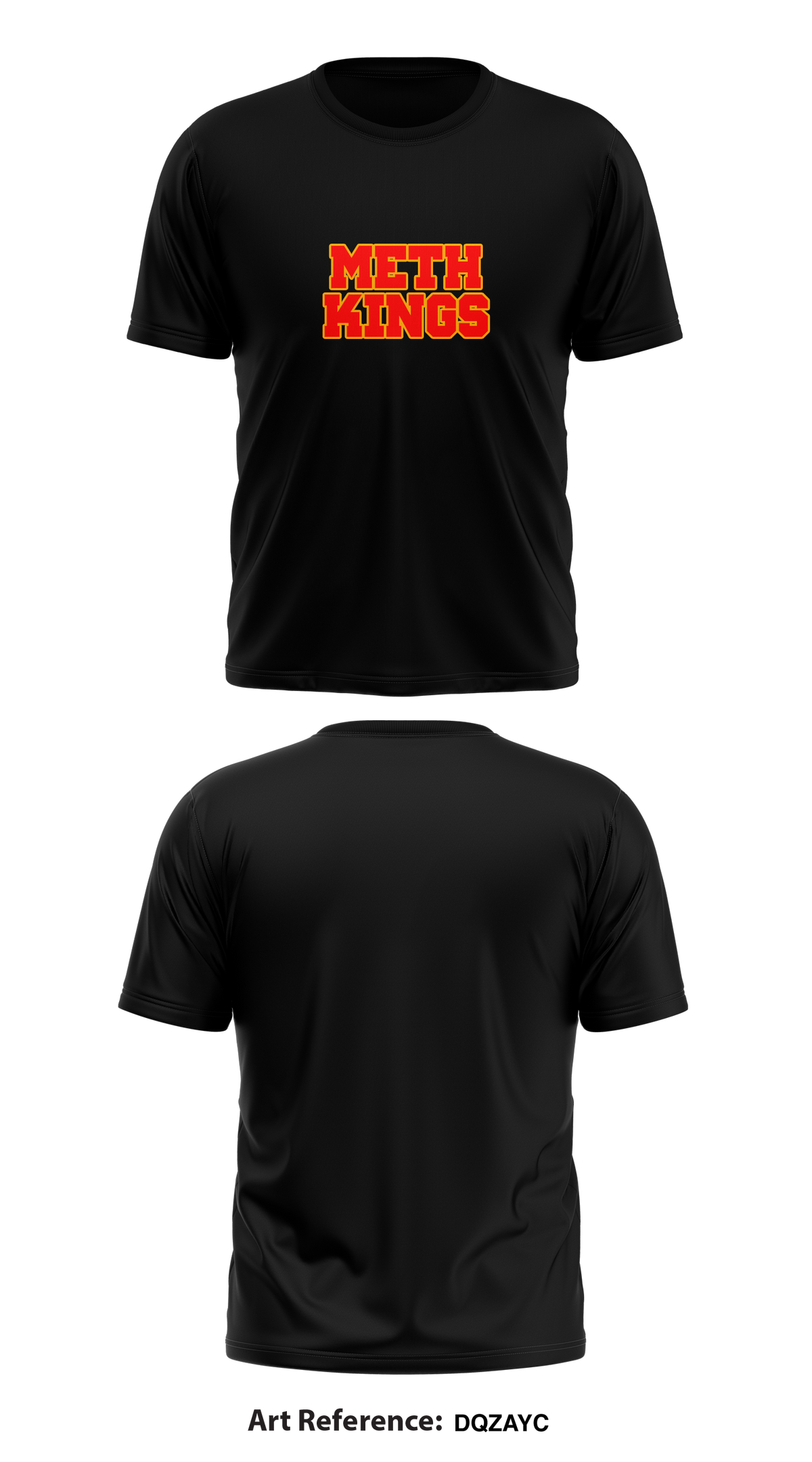 Meth Kings Core Men's SS Performance Tee - DQZayC