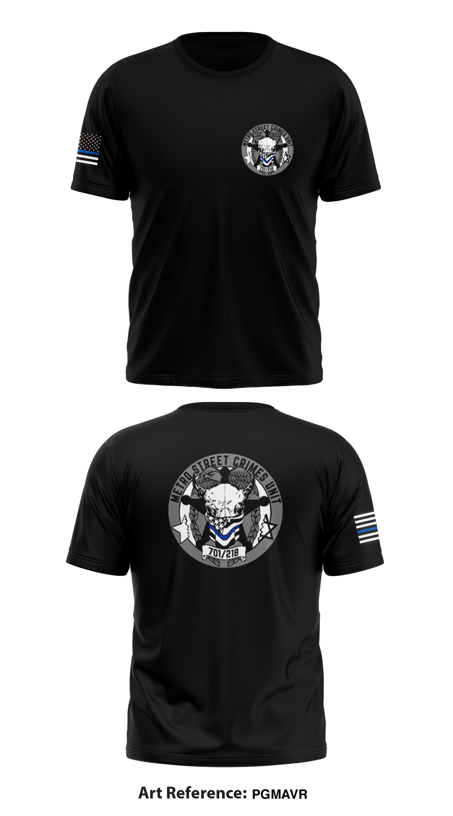 Metro Area Street Crimes Unit Store 1 Core Men's SS Performance Tee - PGMAvR